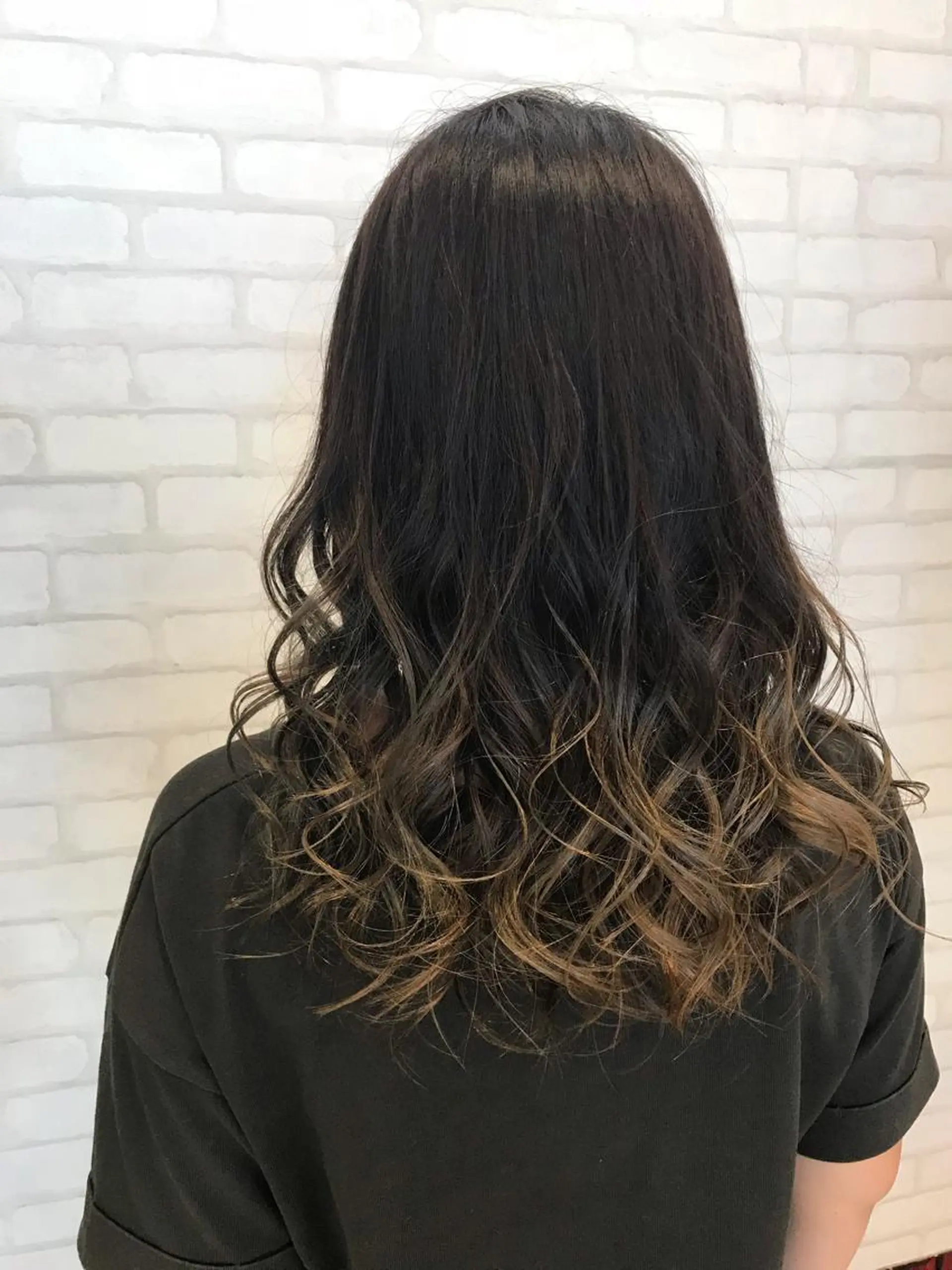 ロング カラー 中川 拓弥のヘアスタイル