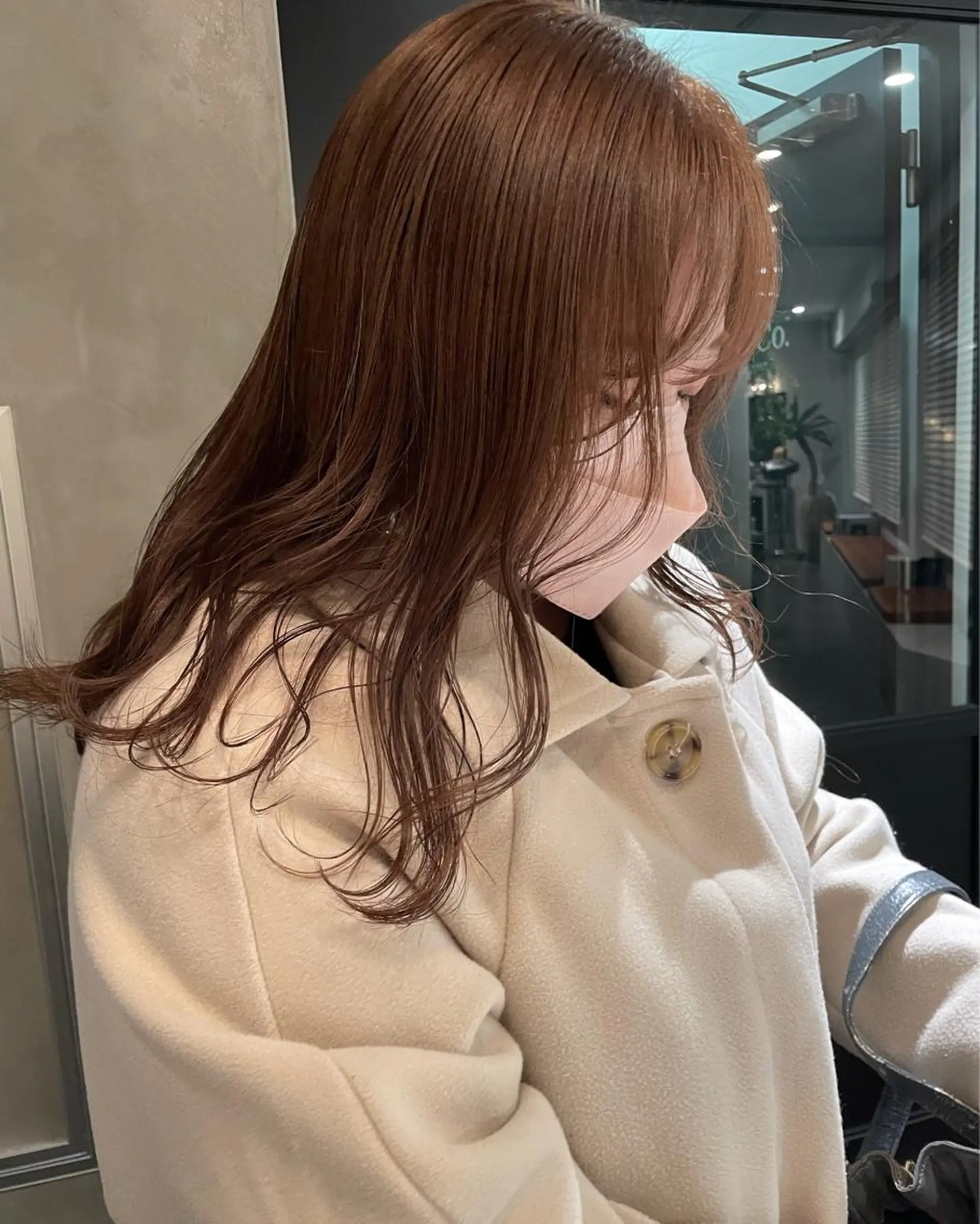 セミロング カラー classic 新横浜所属・大人girly🛋️ 🤍yukakoのヘアスタイル