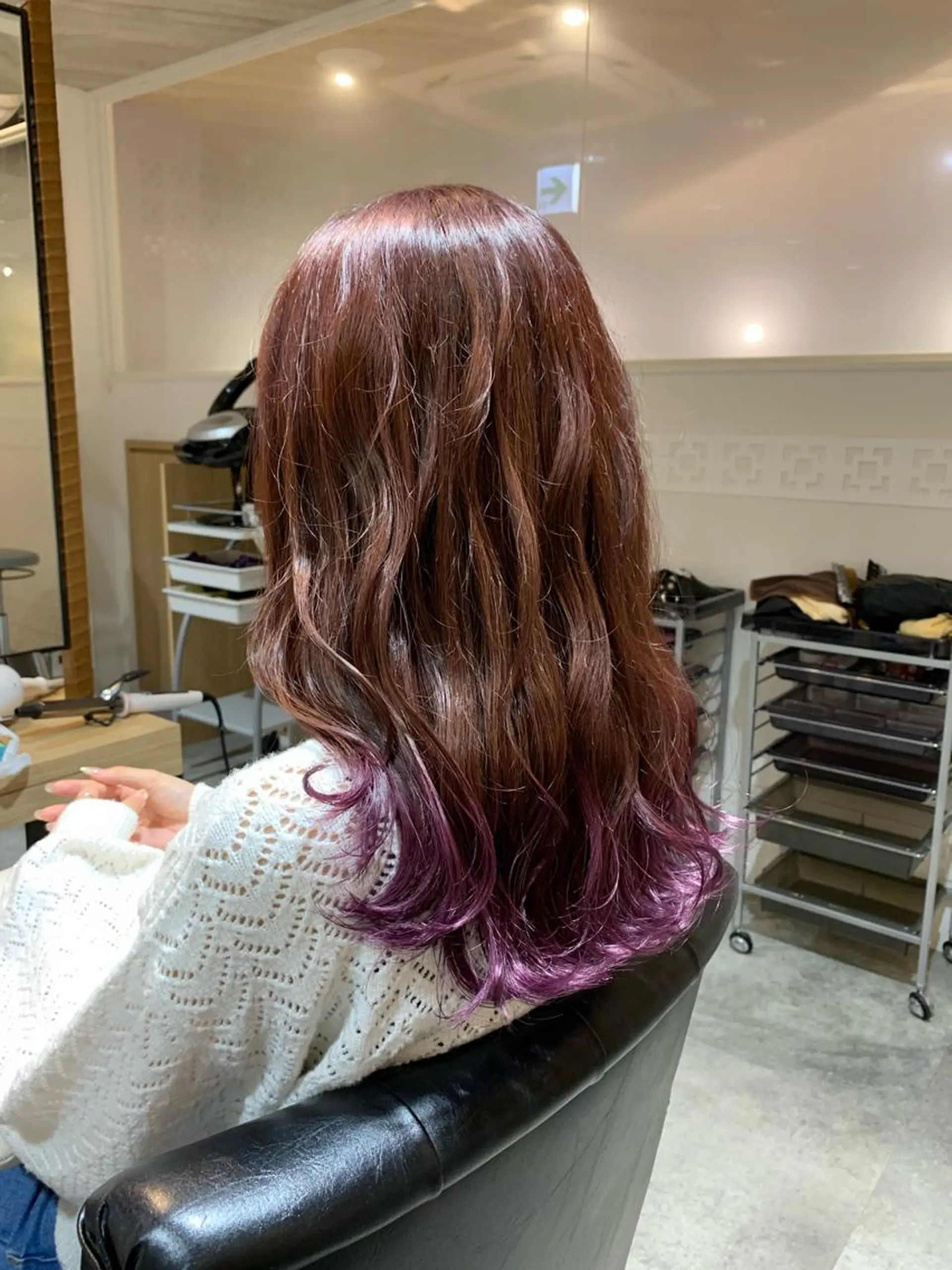 セミロング カラー 中島 直哉のヘアスタイル