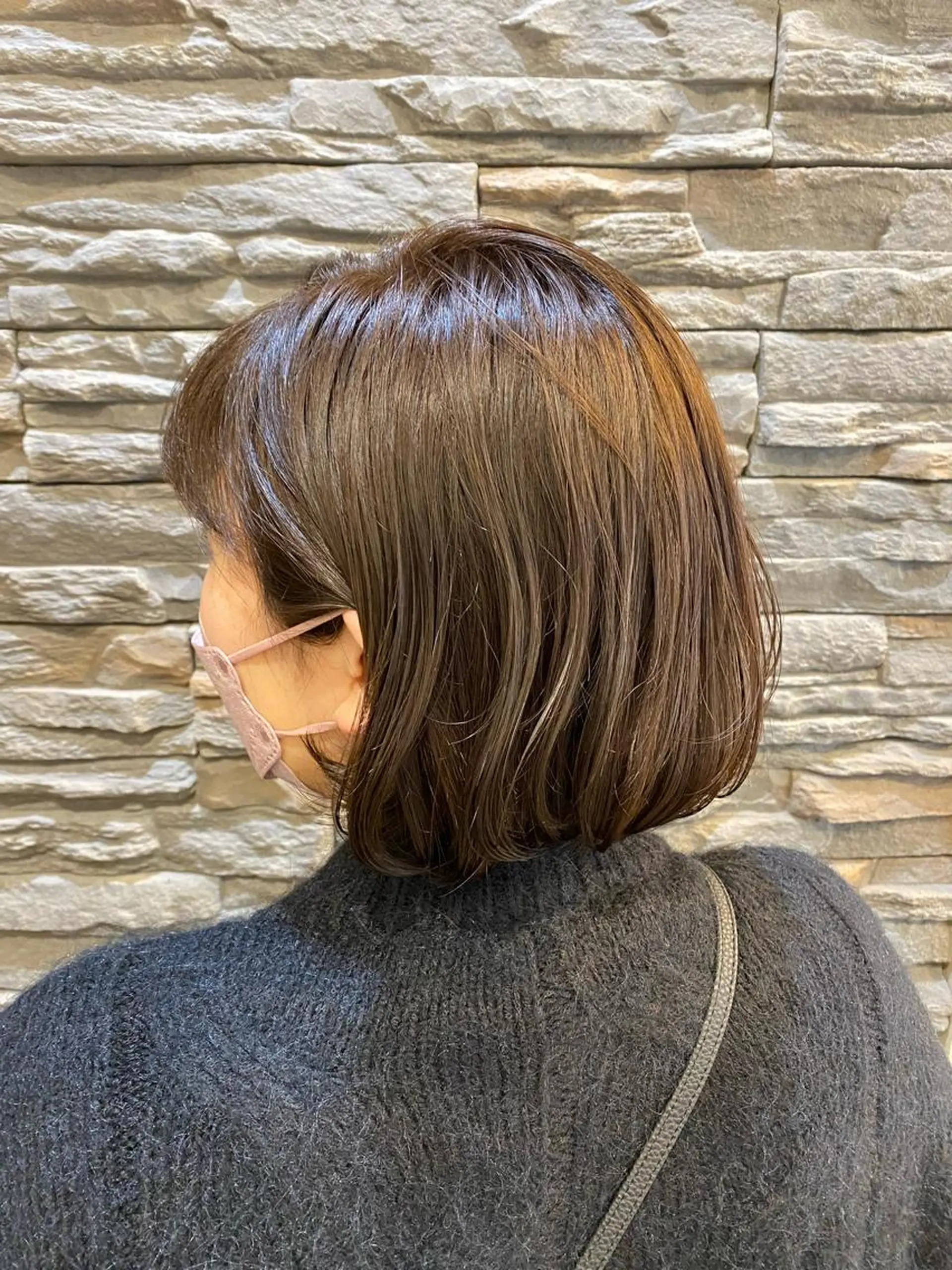 ミディアム ボブ Fika所属・山浦 貴恵のヘアスタイル