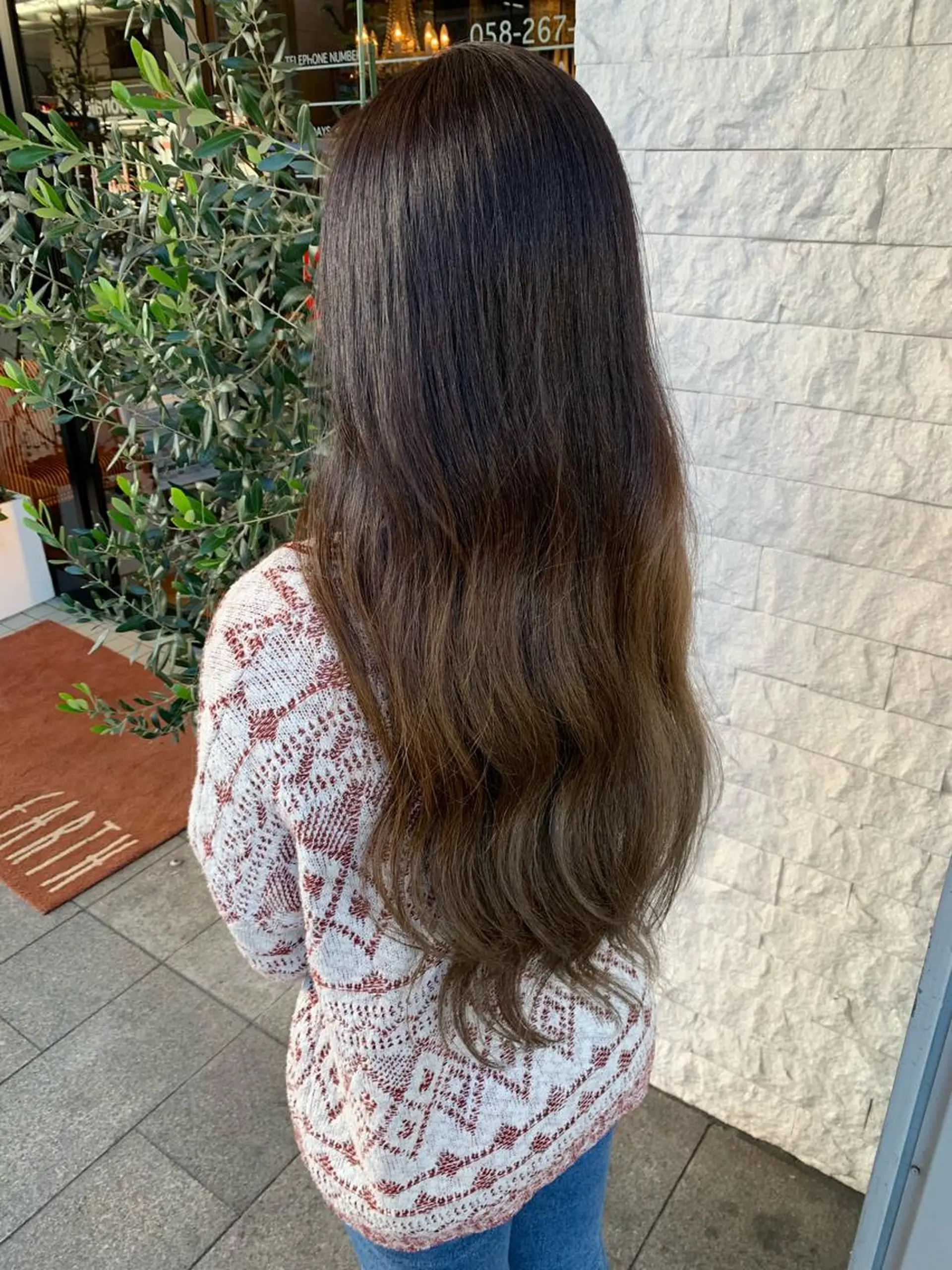 ロング カラー 縮毛矯正/似合わせ EARTH岐阜髙橋のヘアスタイル