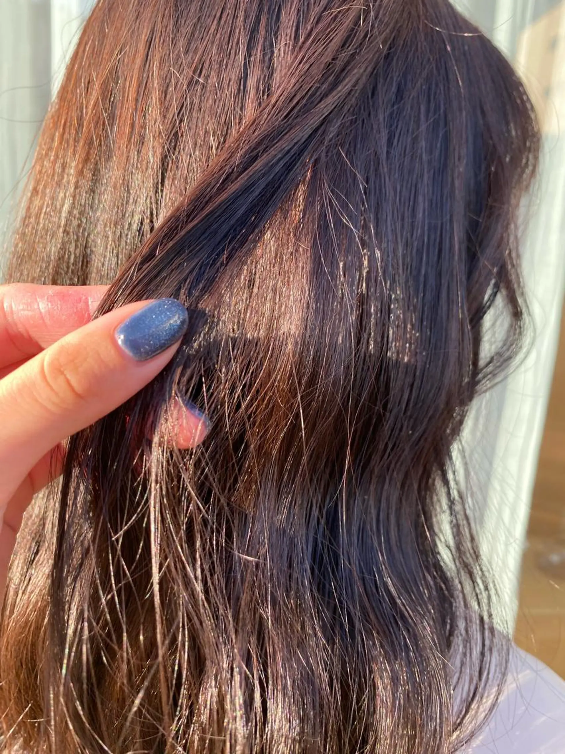 カラー kvell by urban.所属・KVELL ユナのヘアスタイル