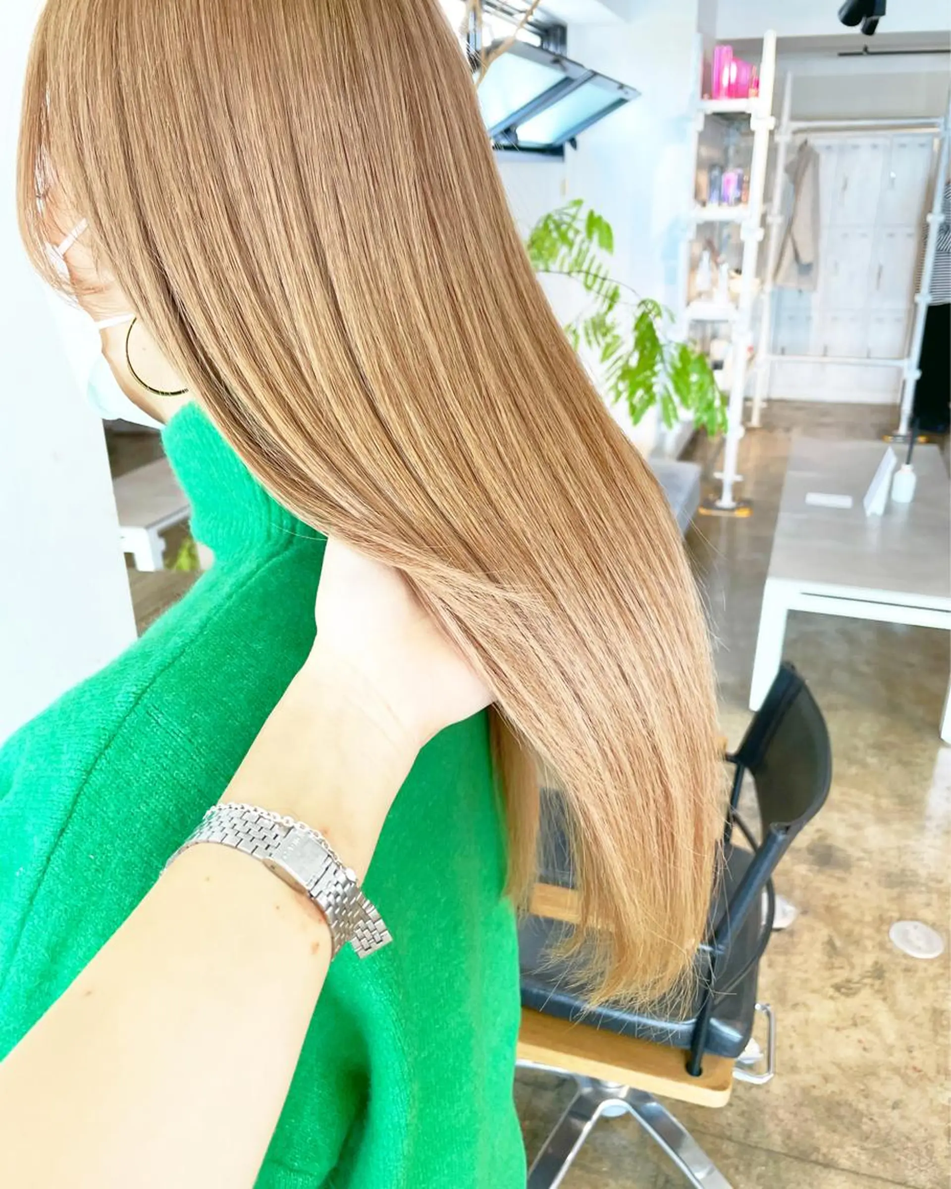 ロング ヘアカラー トリートメント etore 矢場町 南沙希のヘアスタイル