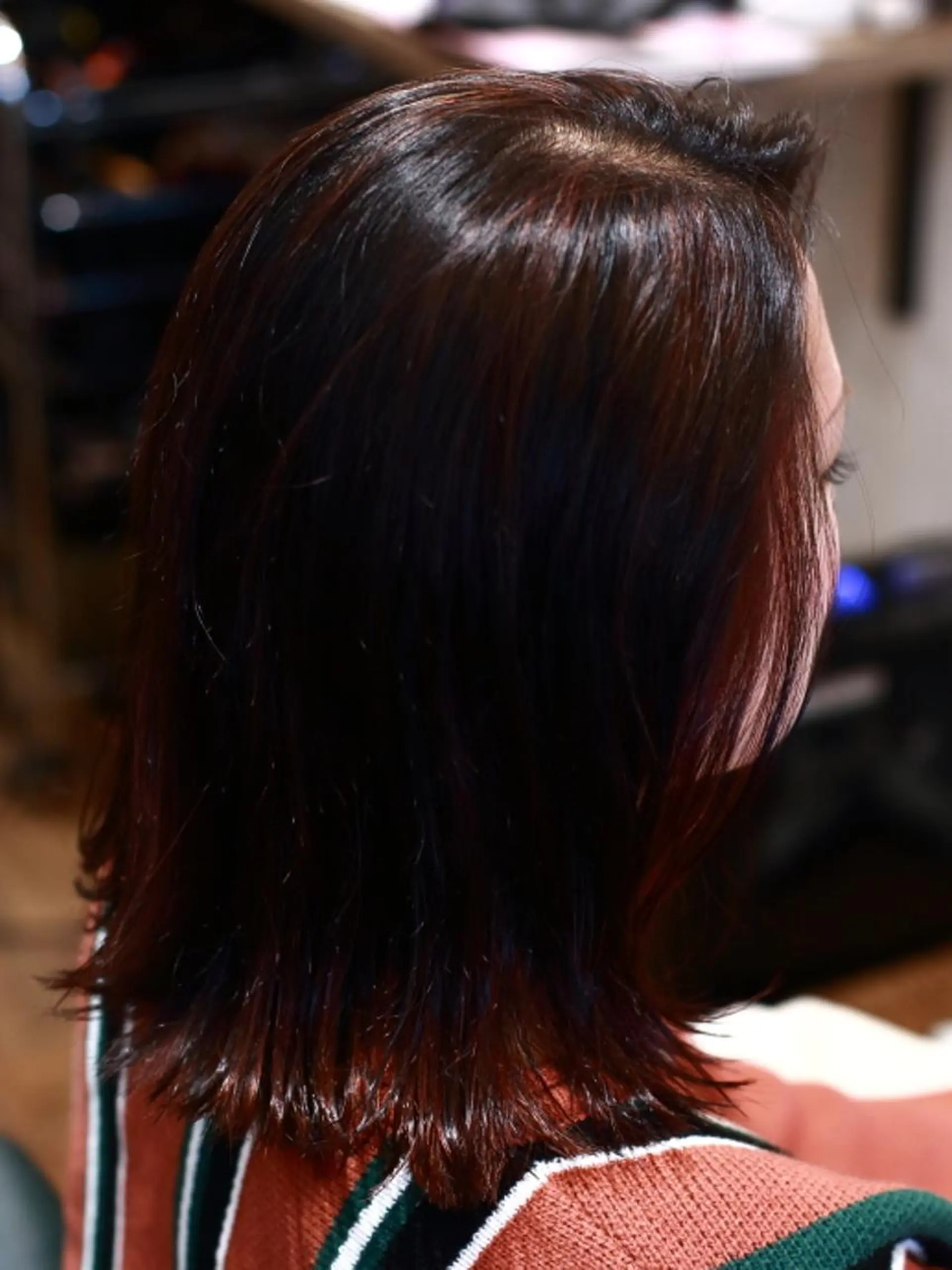 ミディアム カラー ピンクカラー 武下 みのりのヘアスタイル