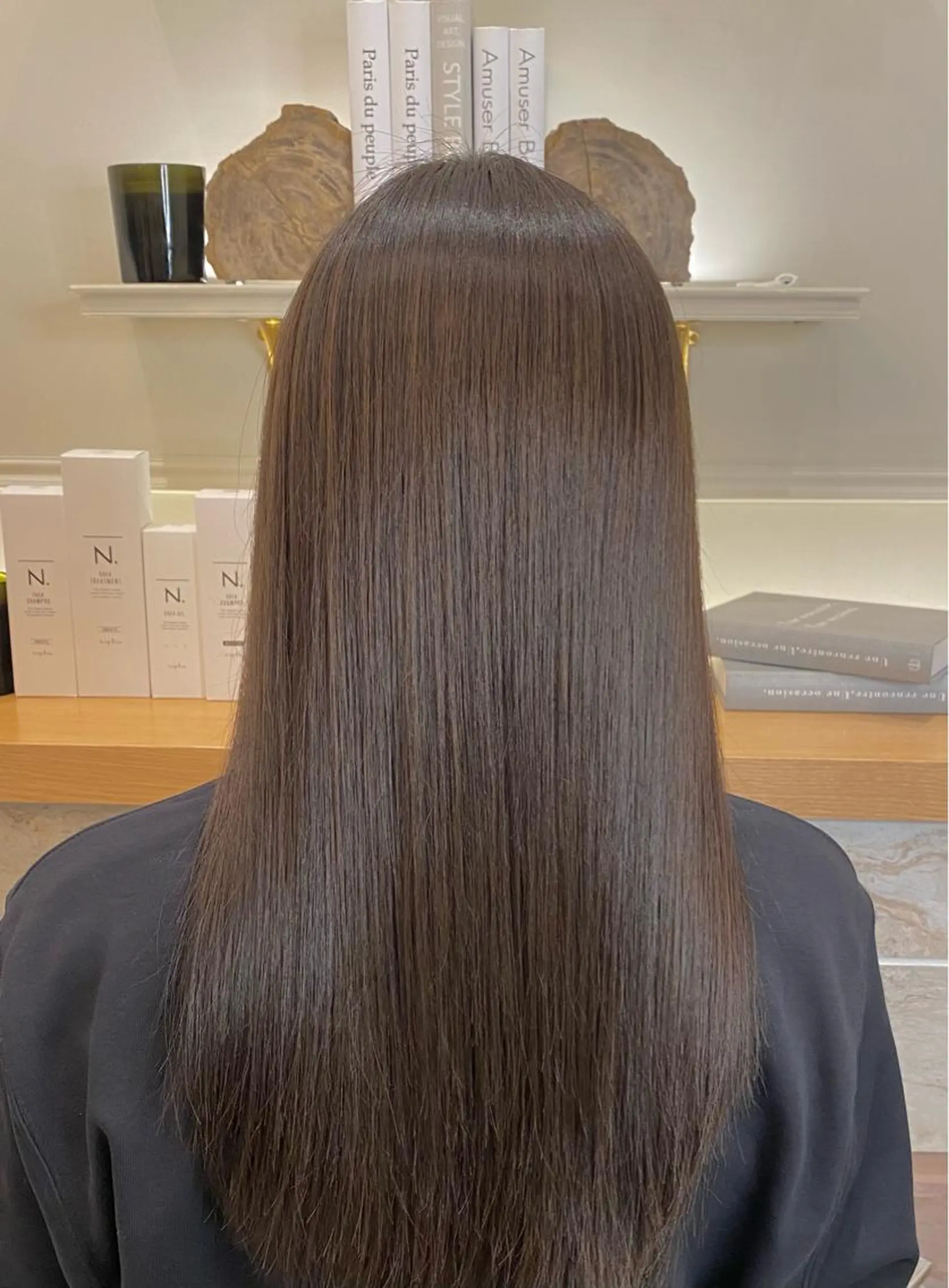 ロング カラー アッシュ カット ヘアカラー トリートメント 艶カラー吉祥寺🌸 KAZUEのヘアスタイル