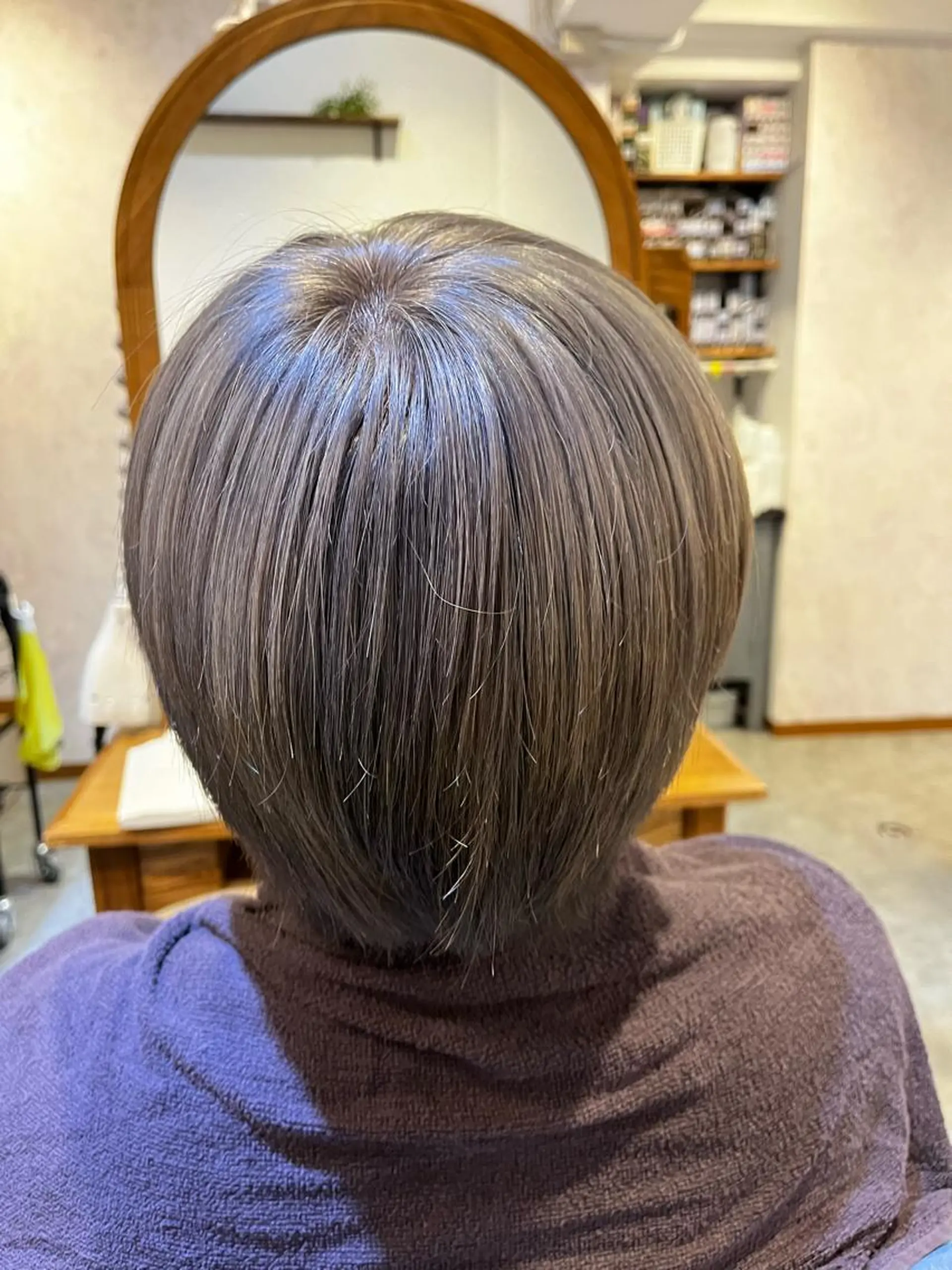 ショート カラー メンズ メンズブリーチ ブリーチ グレージュ シルバー シルバーグレージュ Hair   relaxation drop大森所属・佐藤槙哉 サトウシンヤのヘアスタイル