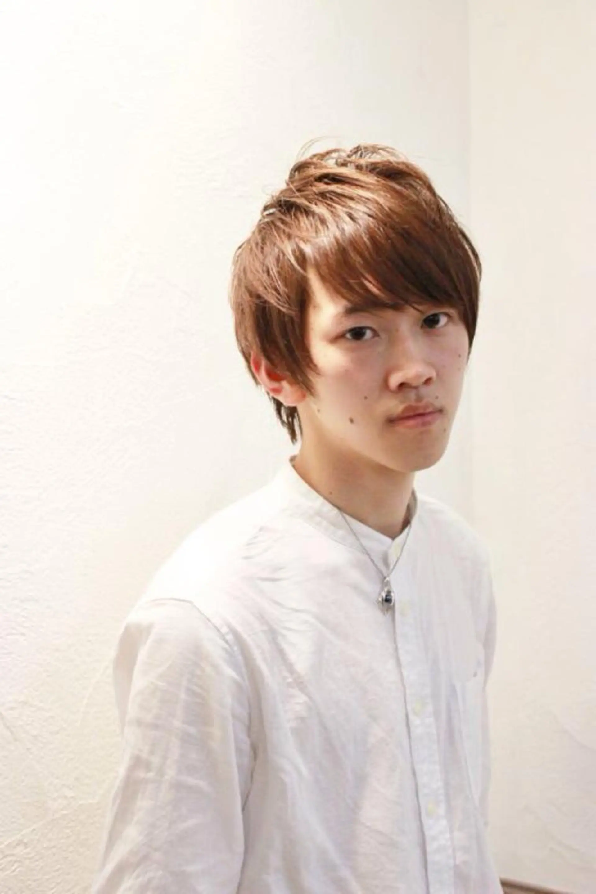 メンズ マッシュ 所渉/韓国レイヤー /ウルフカットのヘアスタイル