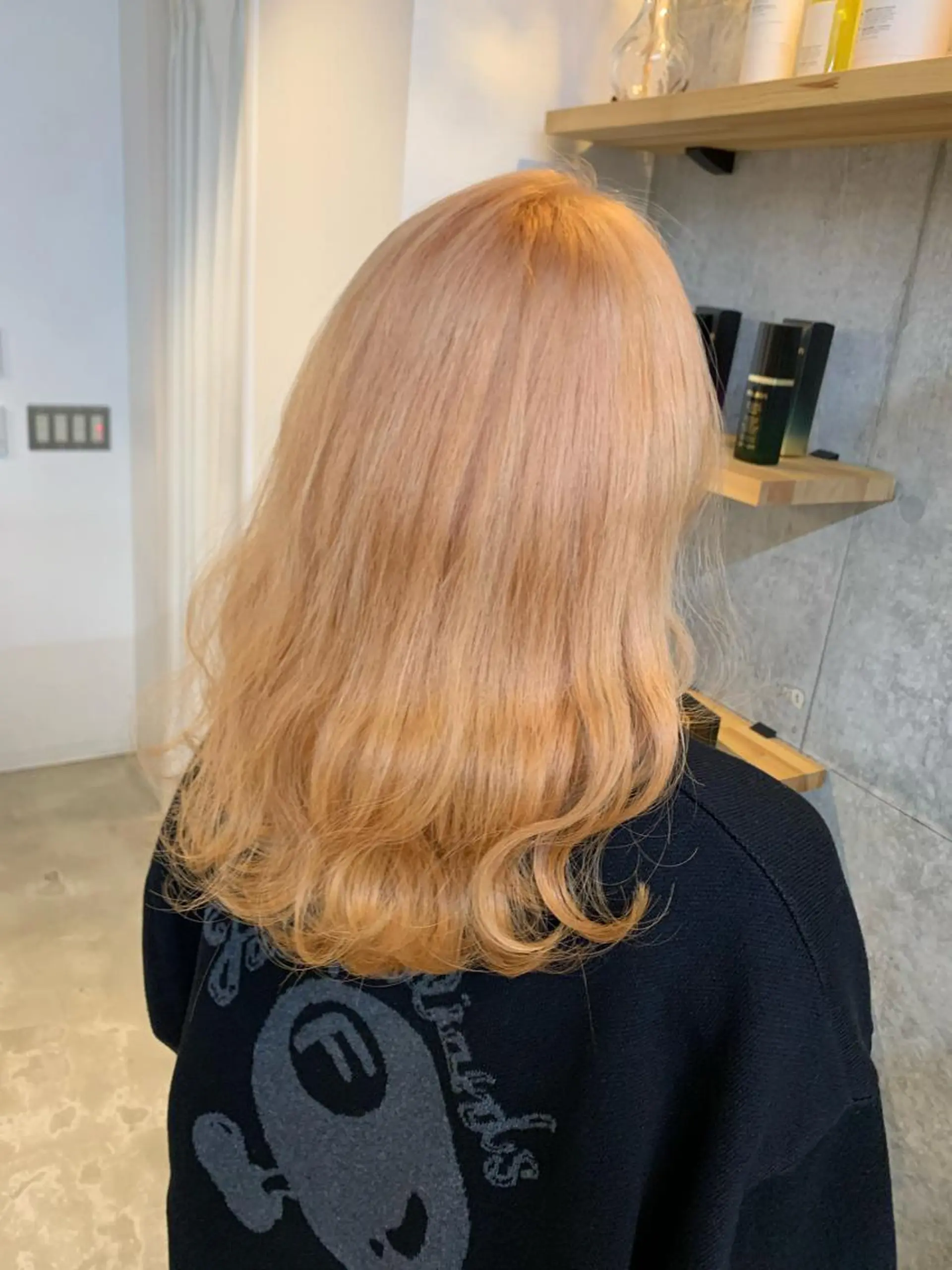 ミディアム カラー ヘアカラー トリートメント 天野 開のヘアスタイル