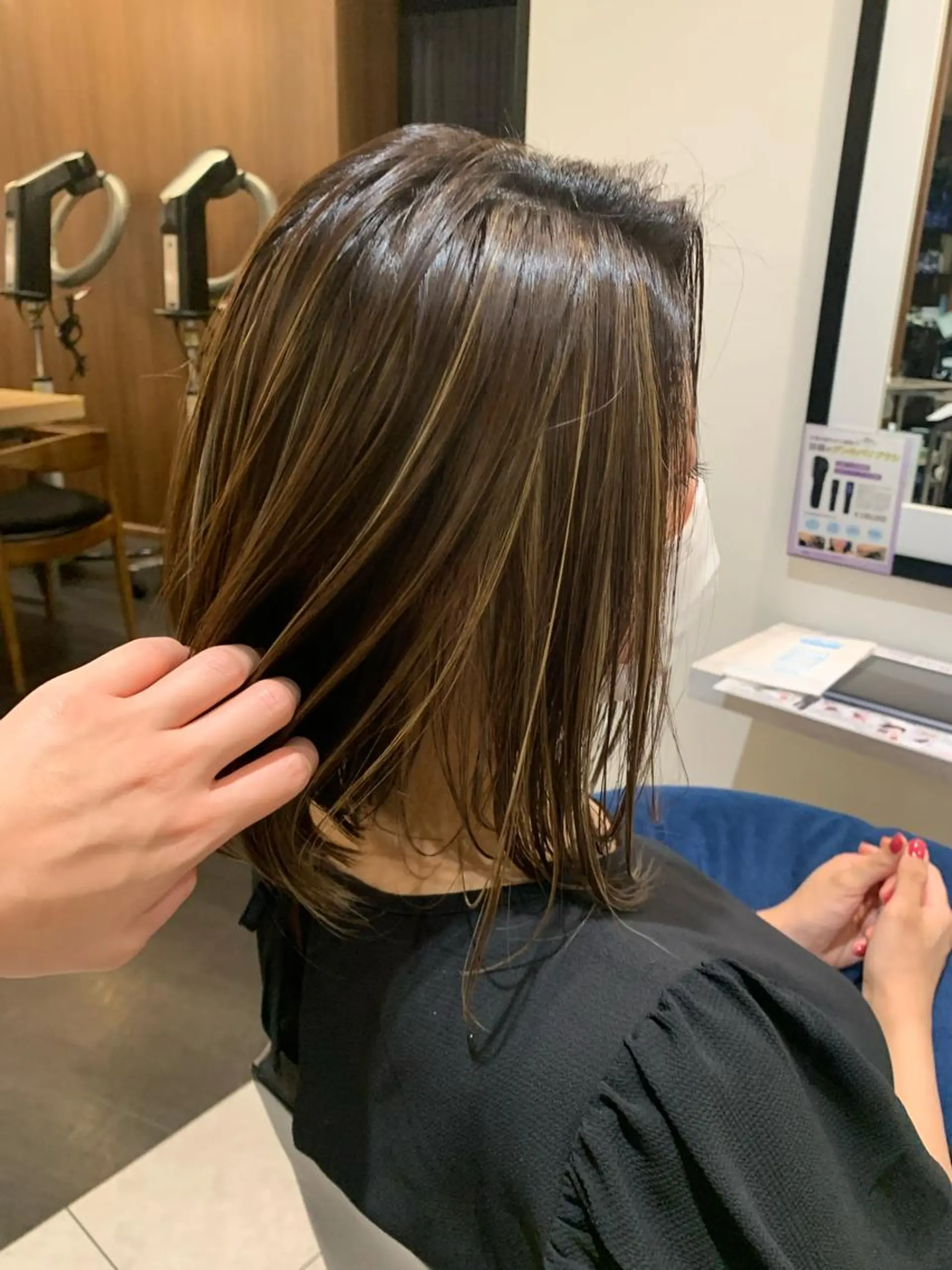 ミディアム カラー 💎K-two名古屋 安田ちづる💎のヘアスタイル