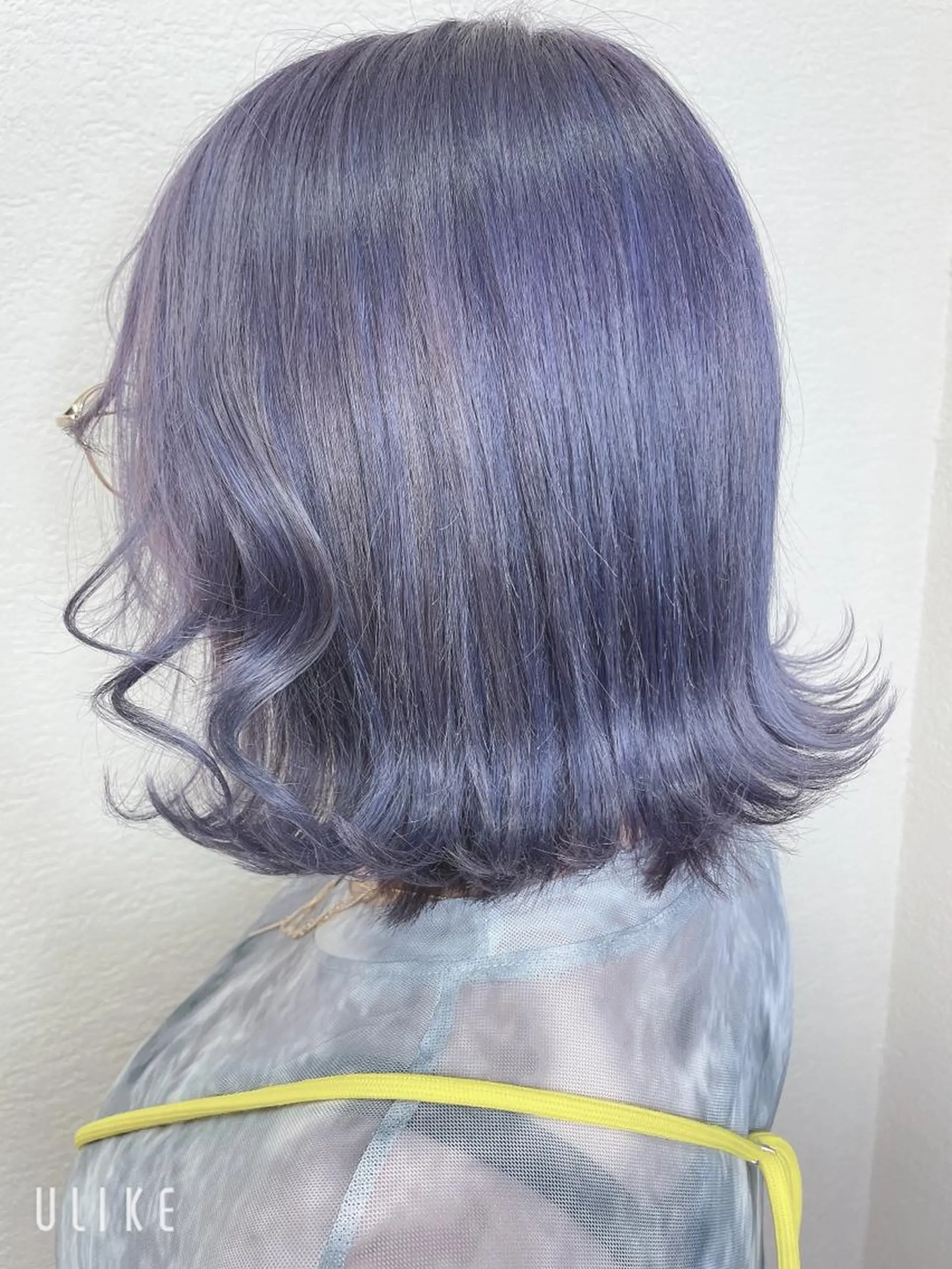 セミロング カラー ブルーカラー ブルージュ バイオレットカラー カット ヘアカラー トリートメント ❣️モードケイズ塚口 和田一将のヘアスタイル