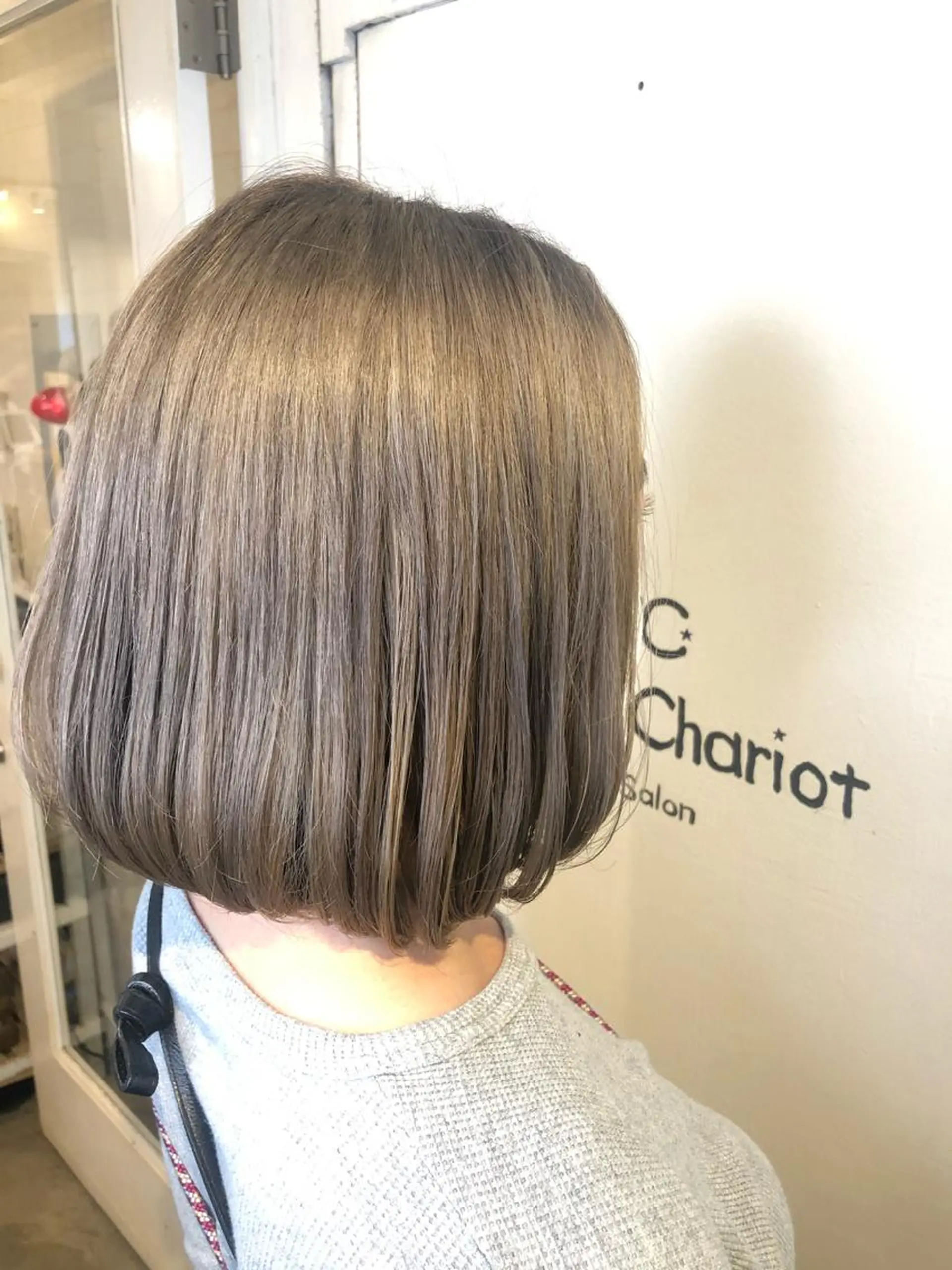 ショート カラー ベージュカラー ミルクティーベージュ 舘野 太嘉宏のヘアスタイル