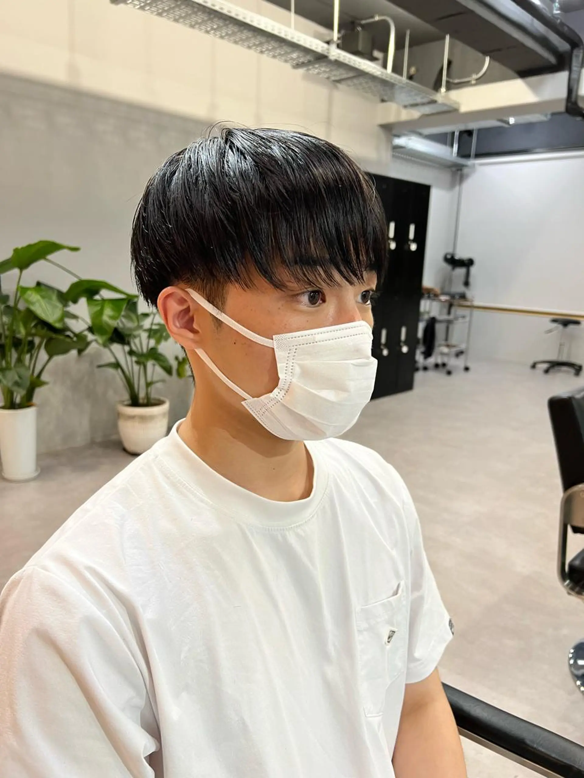 メンズ ミルクティーベージュ ❤︎レイヤー　MIAのヘアスタイル