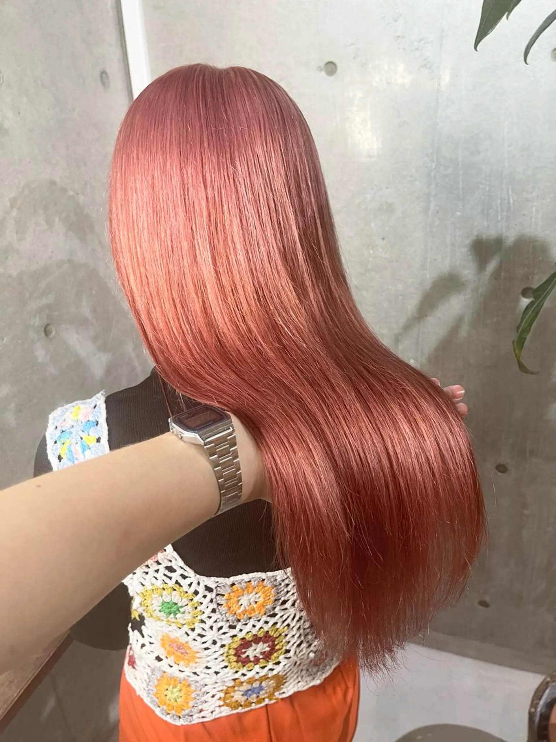 カラー 髪質改善 カット ヘアカラー トリートメント 名古屋のピンク好き かずくん🦩のヘアスタイル