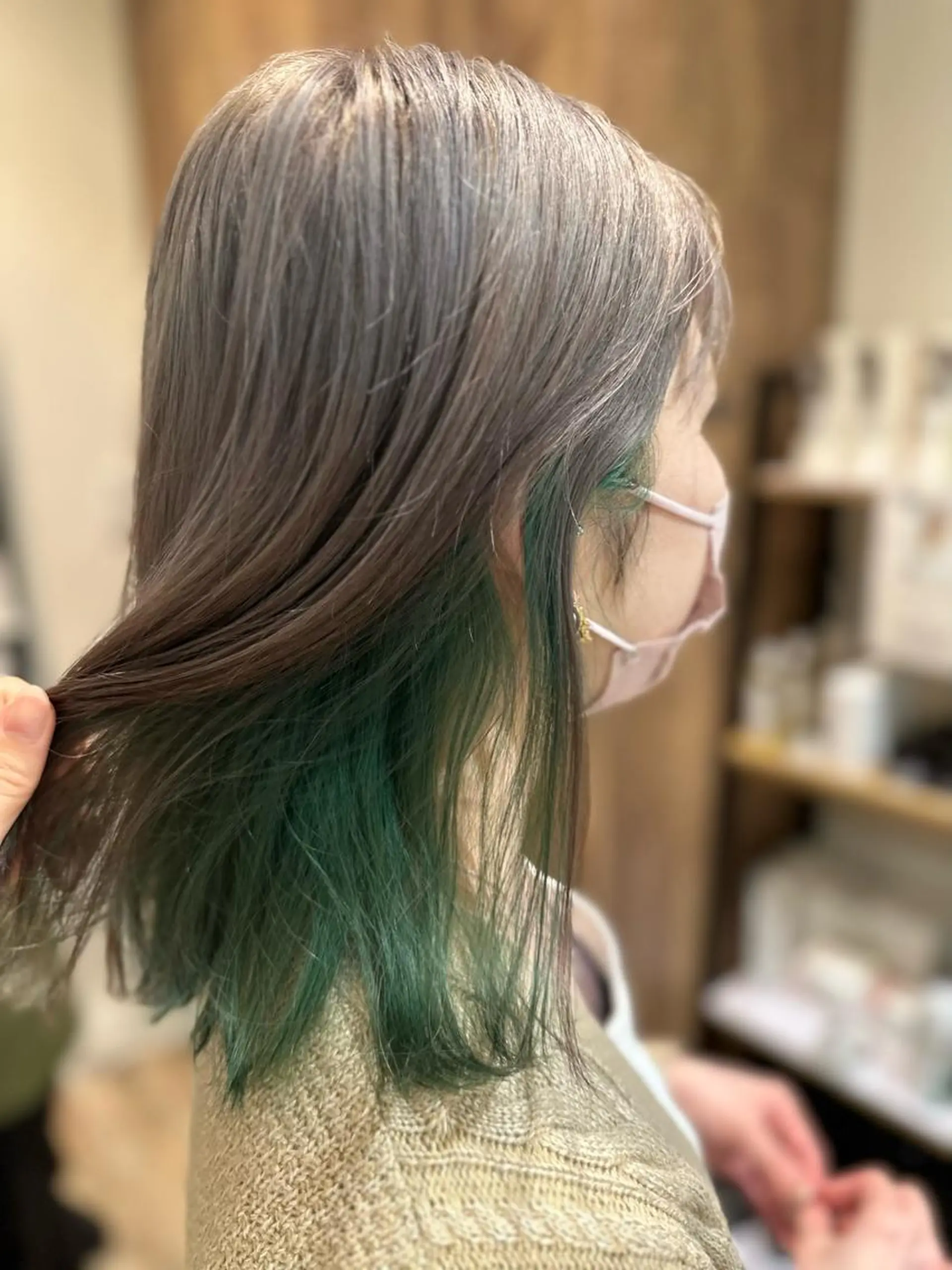 カラー フェニーチェ高崎所属・鶴谷 麻衣のヘアスタイル