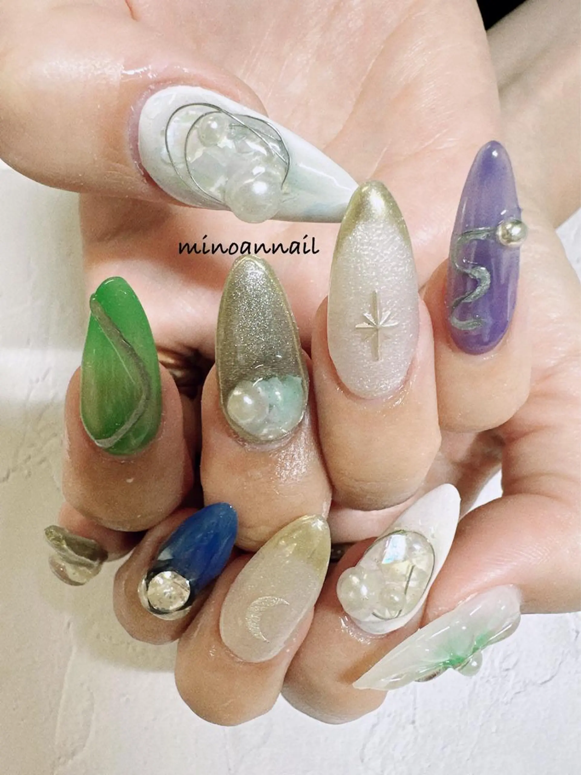 ネイル 美ノ庵ネイルサロン メトロポリタン前店のネイルデザイン