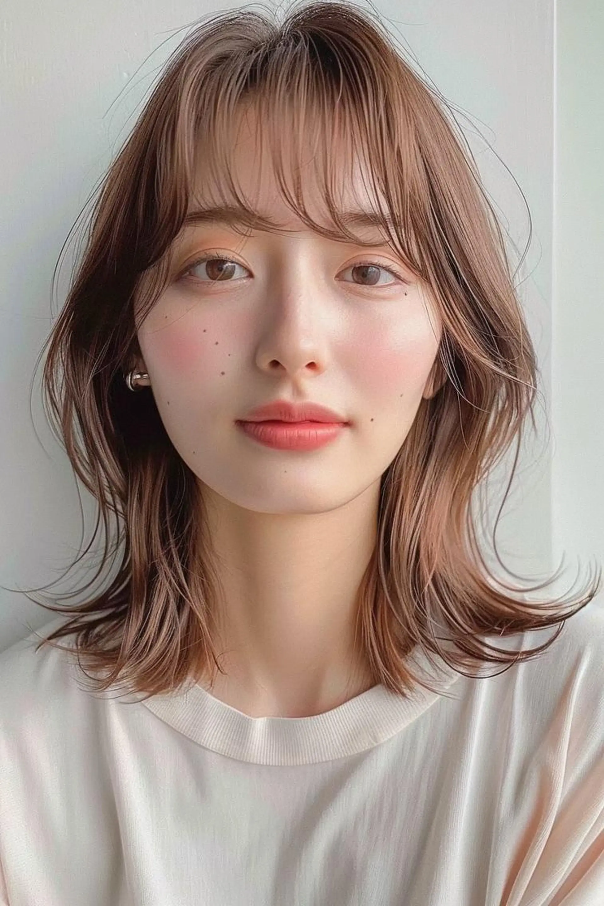 ミディアム カラー パーマ ヘアカラー トリートメント 🎊ZEAL🎊_公 式_🧡髪質改善🧡のヘアスタイル