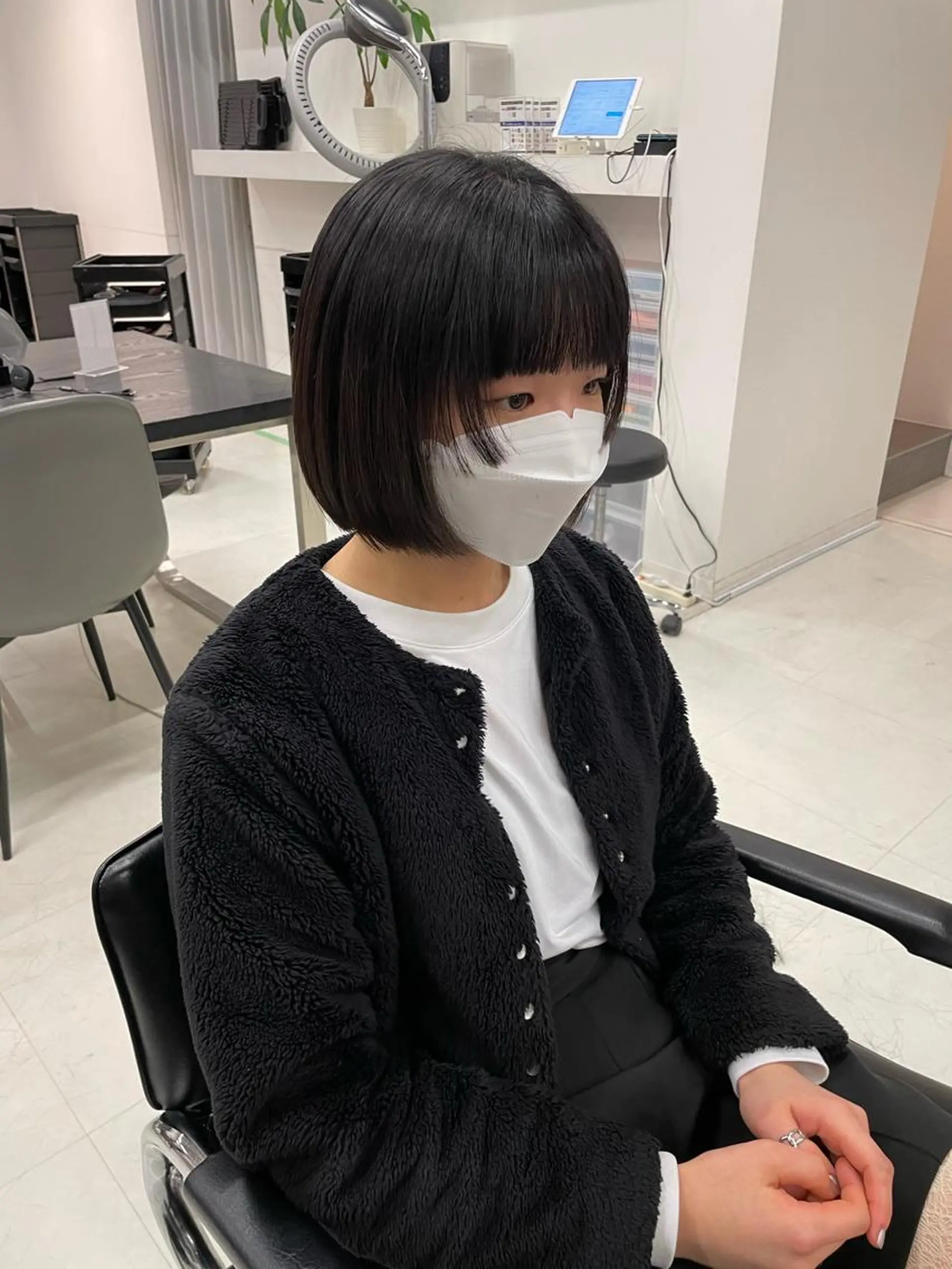 ショート カラー キッズ カット トリートメント ヘッドスパ ヘアセット オトナヘア🌸 harukaのヘアスタイル