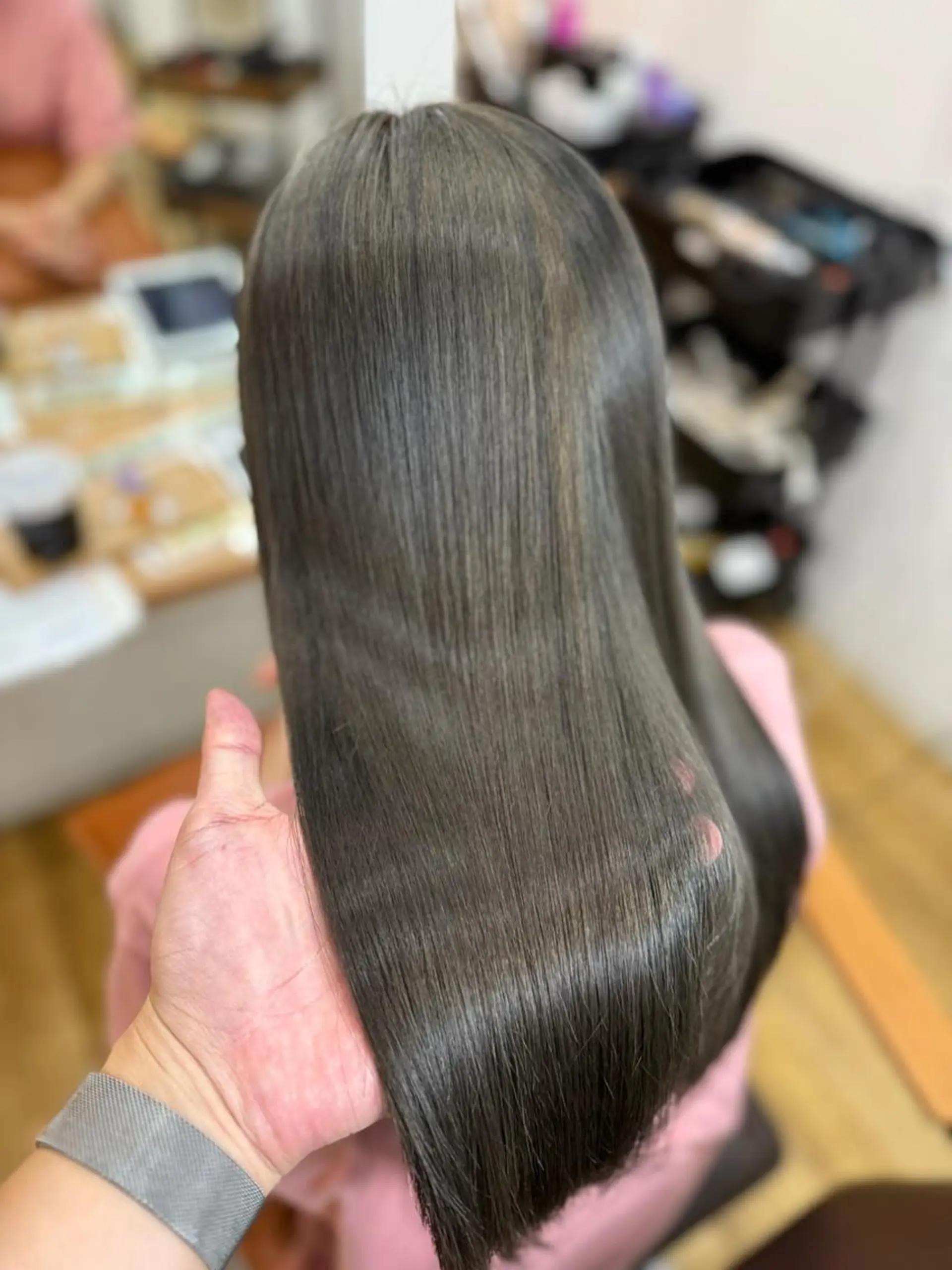 カラー ロング カット ヘアカラー トリートメント 髪質改善💎 ASUKAのヘアスタイル