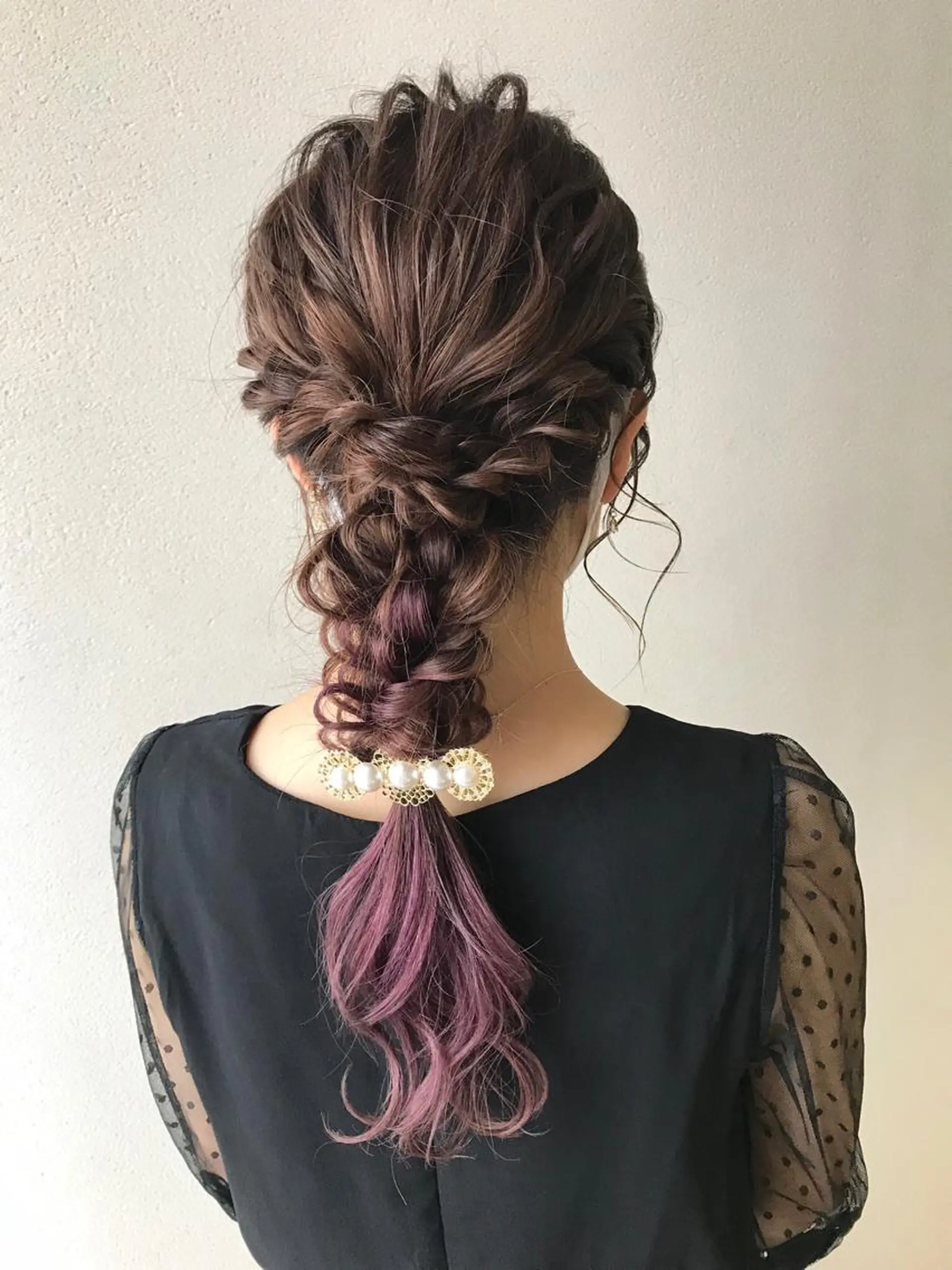 ロング ヘアアレンジ 沢田 瞳のヘアスタイル