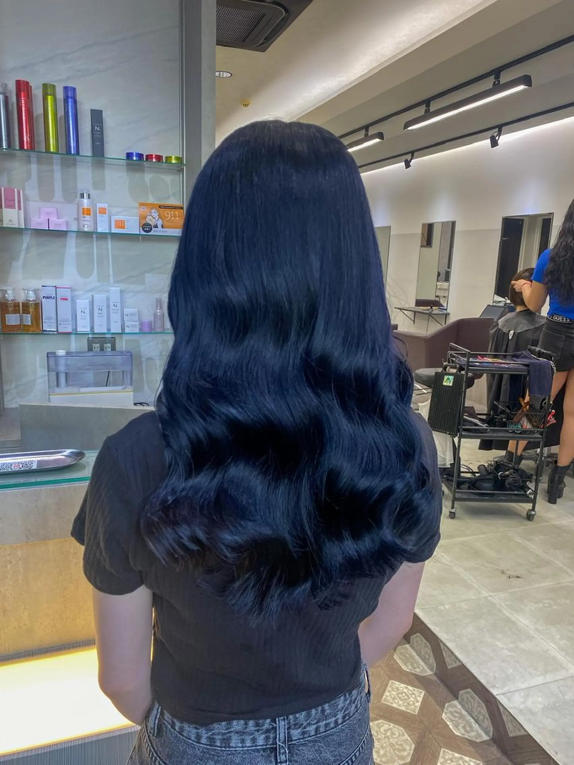 ミディアム カラー ヘアカラー トリートメント JILL by GiseL/天神のヘアスタイル