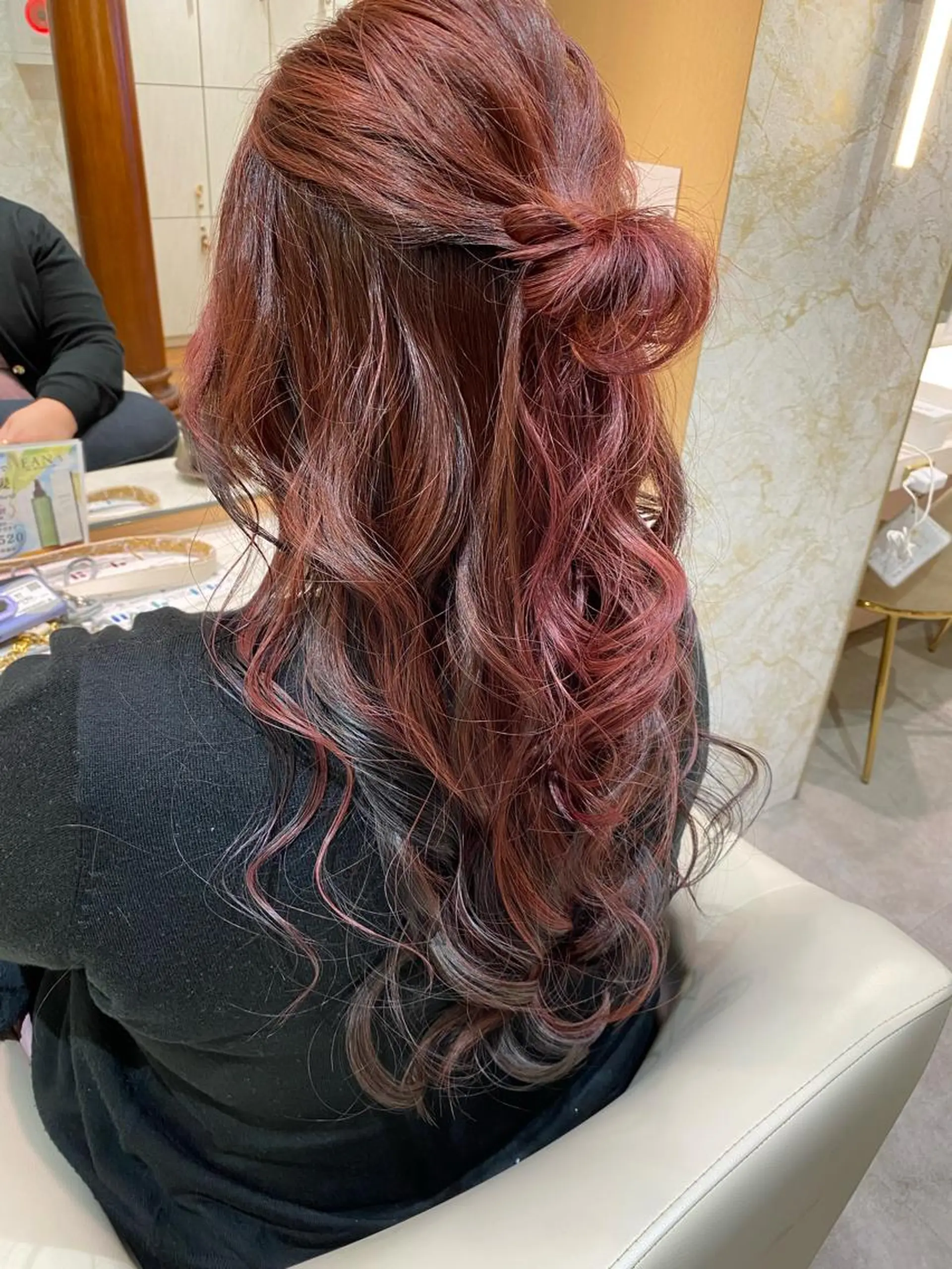 ロング ヘアアレンジ 店長/mao/ 前髪/顔周りカットのヘアスタイル