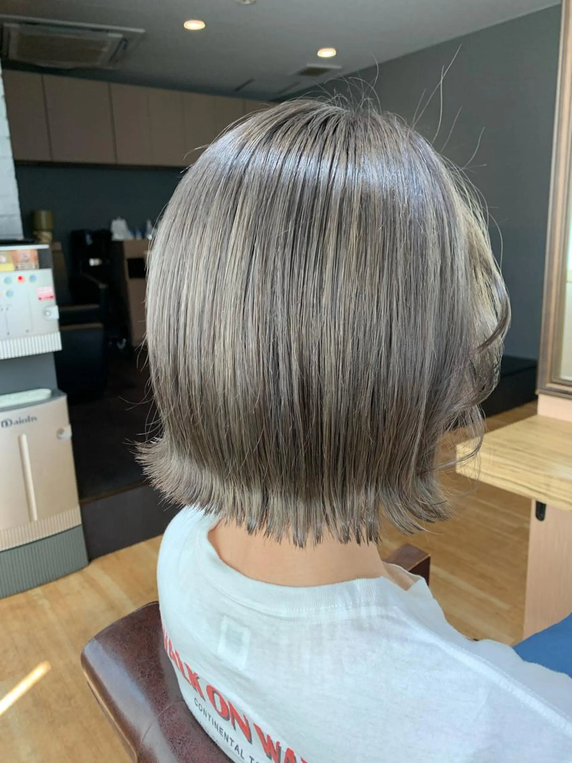 ミディアム 堀田 英樹のヘアスタイル