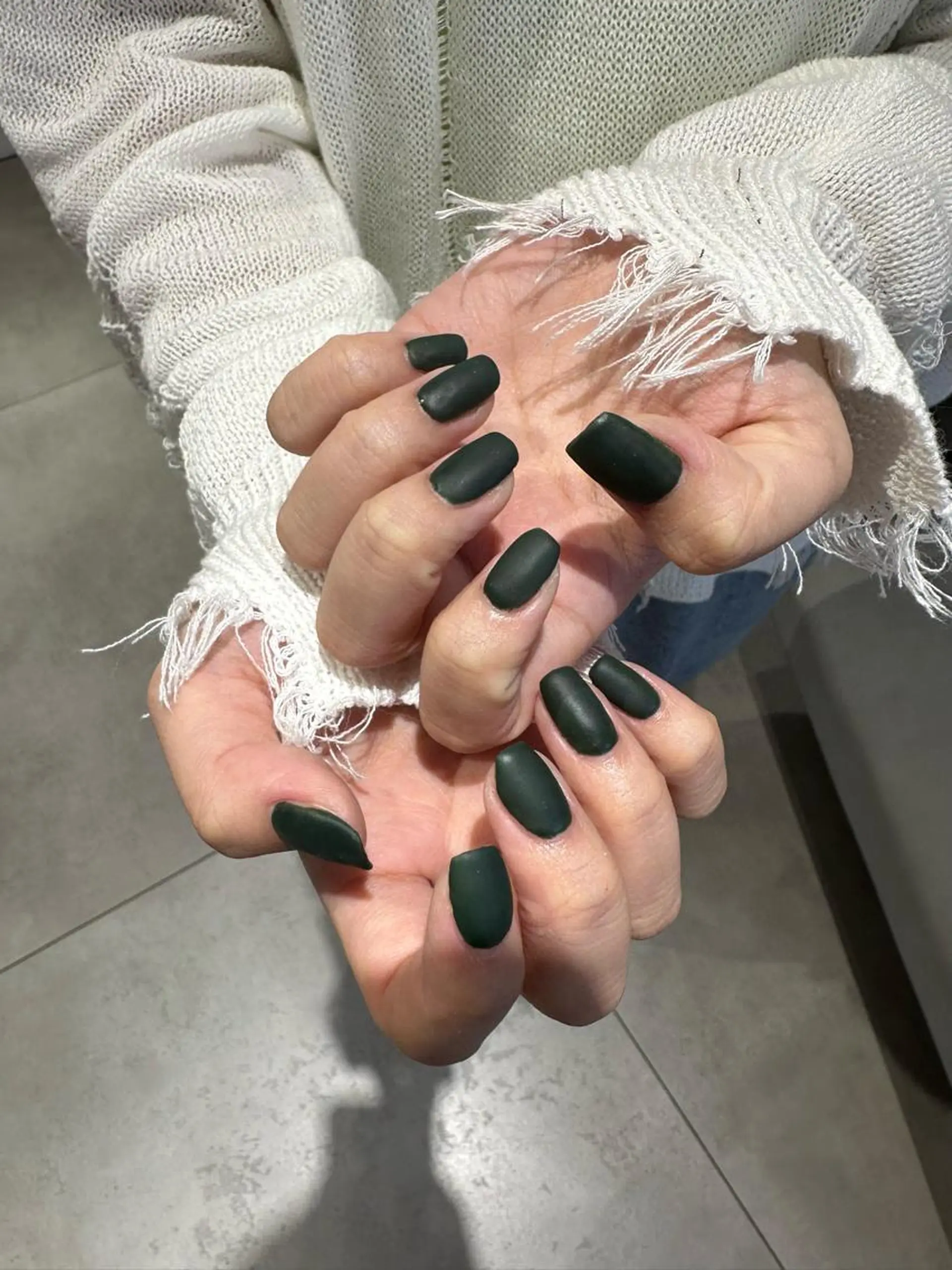 ネイル マットネイル ハンドネイル 🎀韓国レイヤー特化 🎀ベージュ/ミクのヘアスタイル