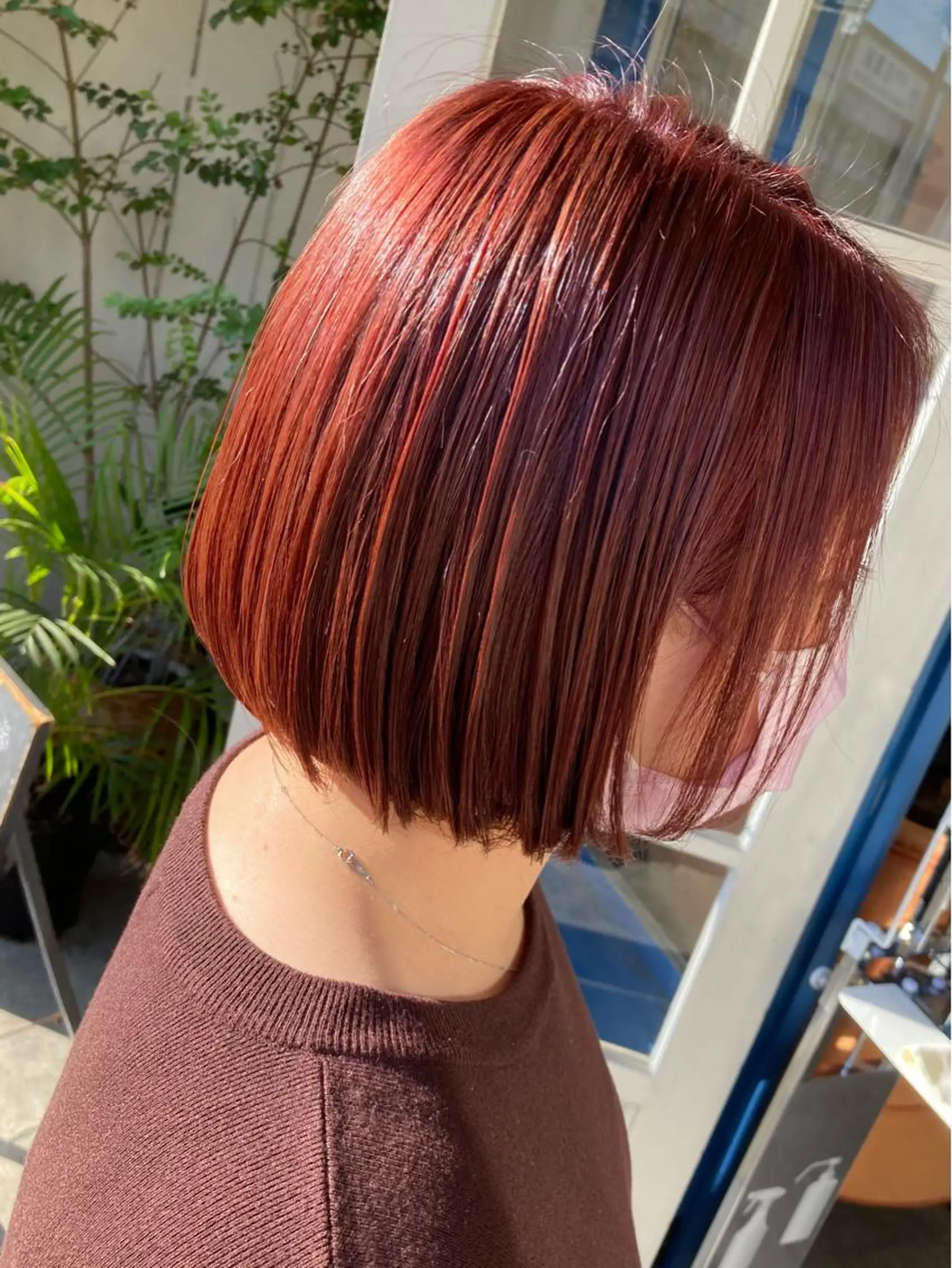 カラー レッドカラー COMMUOVERE瓢箪山店所属・瓦井 慧のヘアスタイル