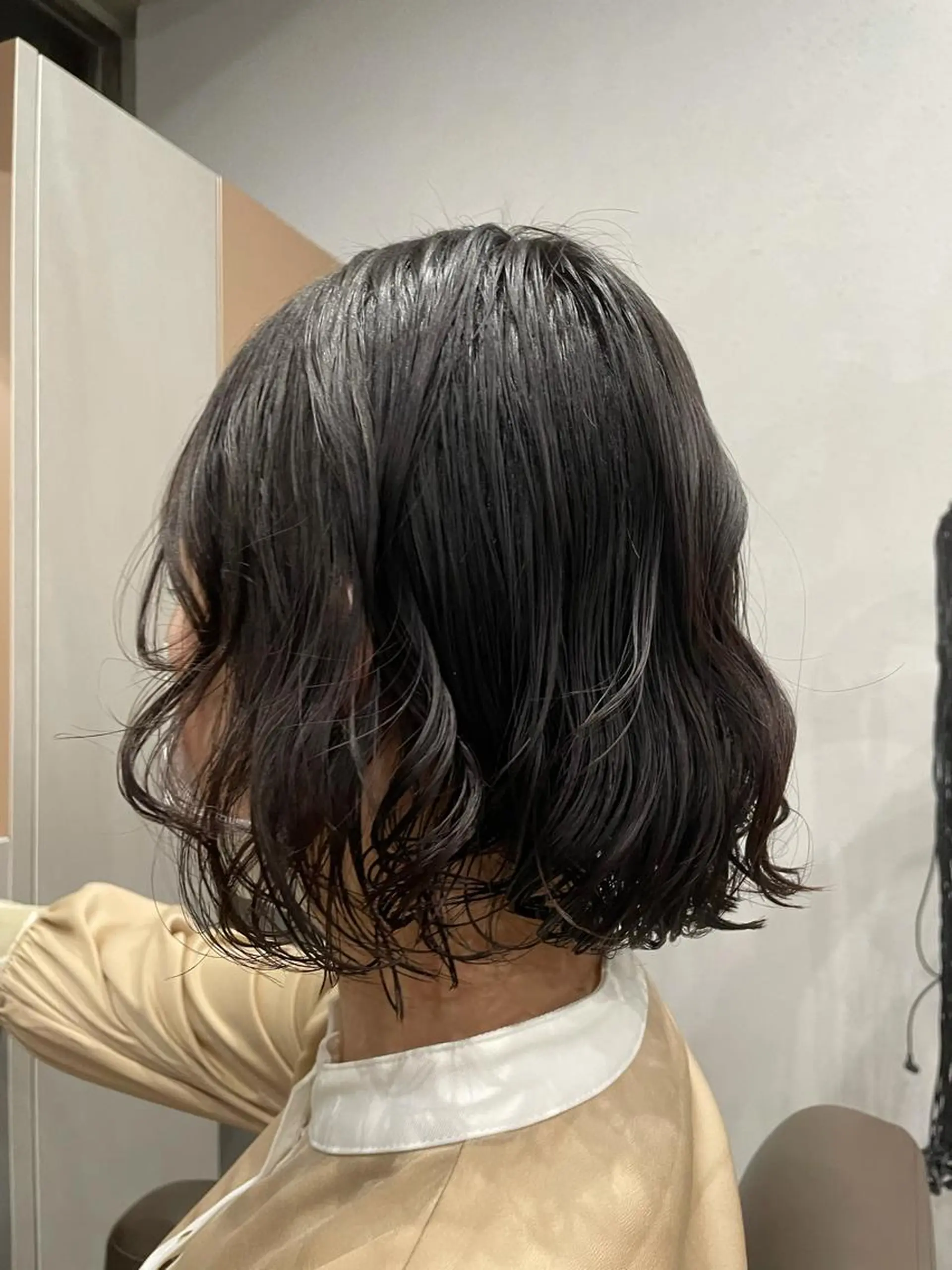 ミディアム カラー パーマ 吉田一輝 外国人パーマのヘアスタイル