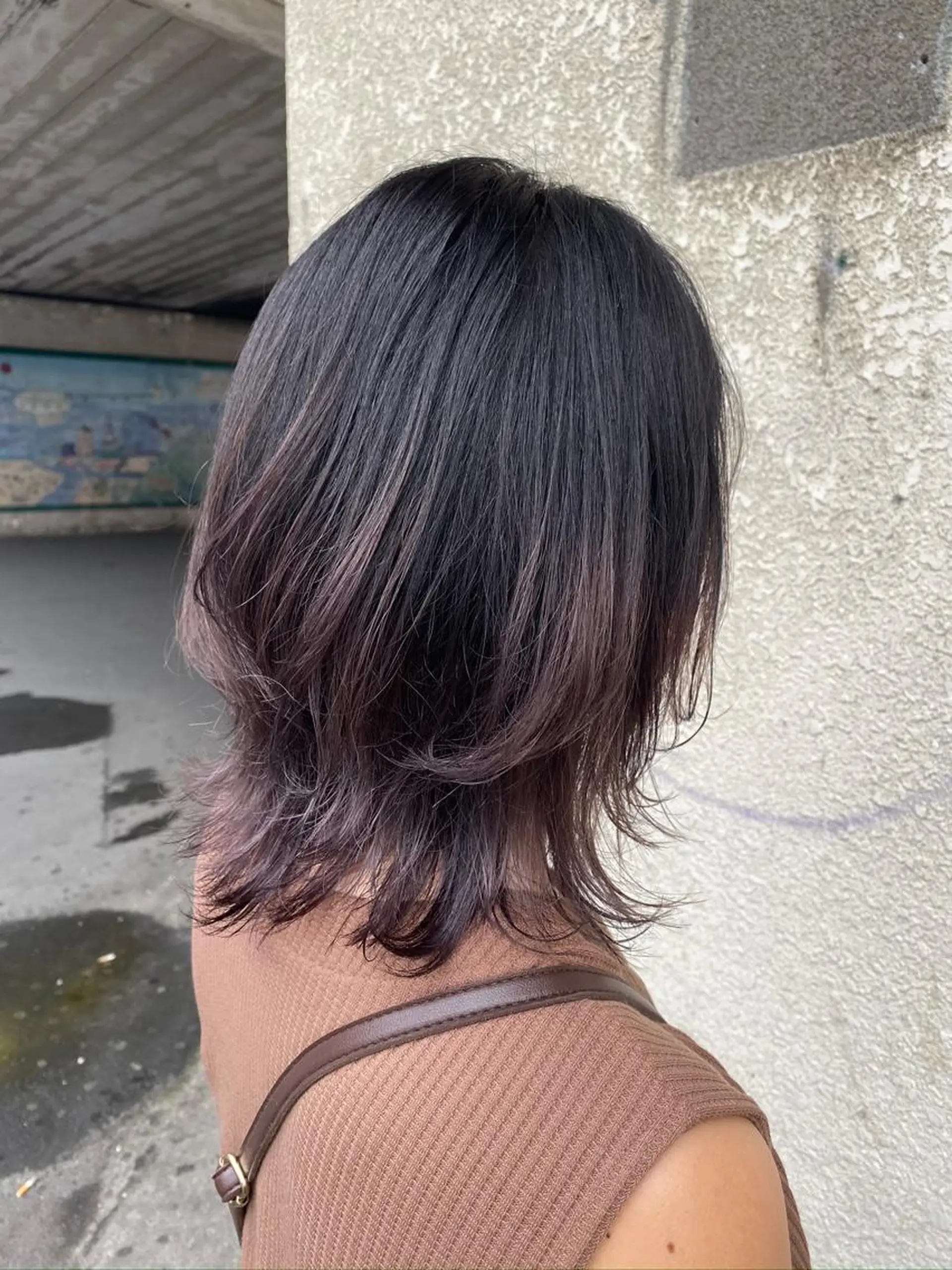 ミディアム カラー グラデーションカラー カット トリートメント 永沼 真依のヘアスタイル