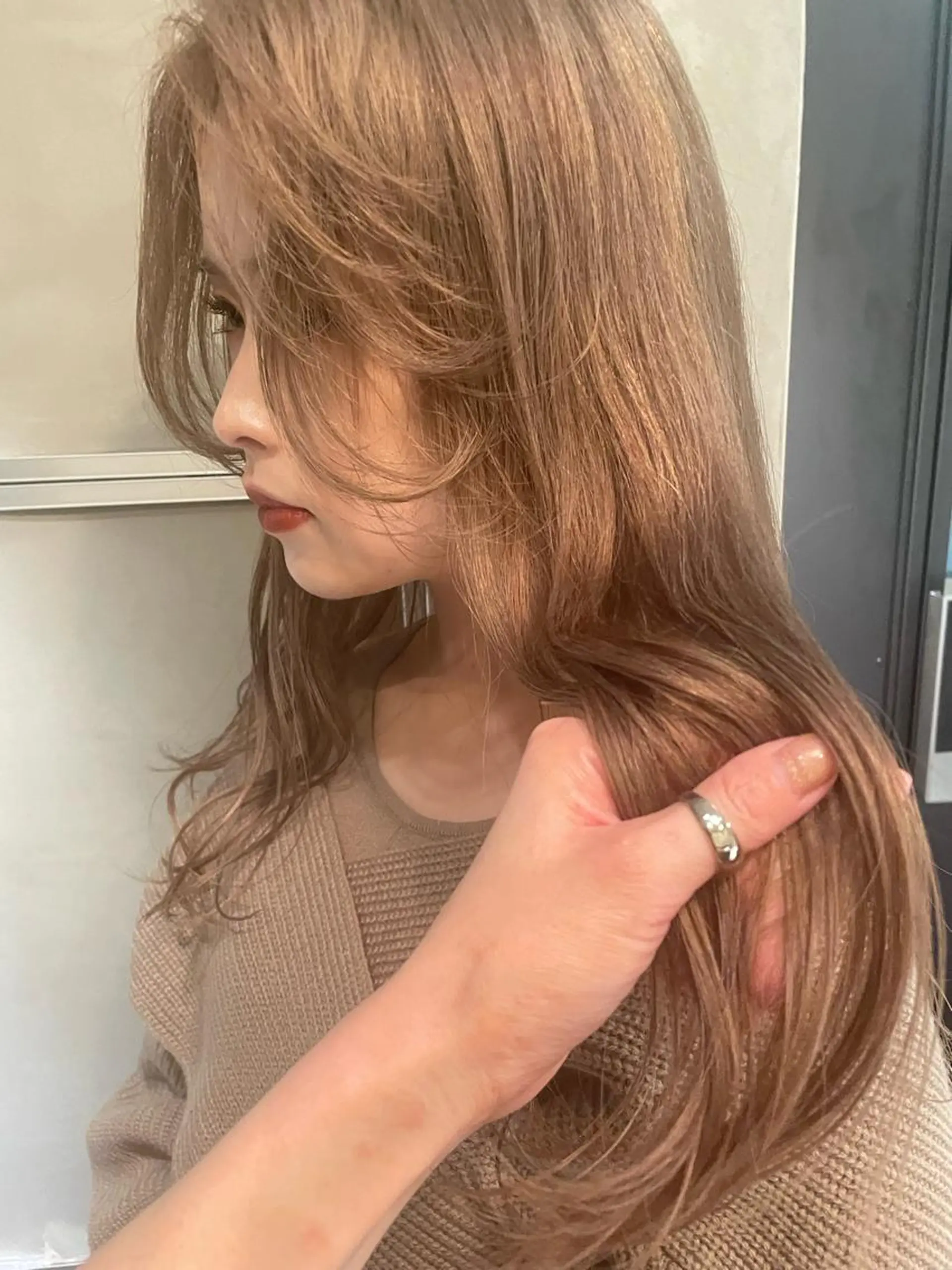 ロング カラー classic 新横浜所属・大人girly🛋️ 🤍yukakoのヘアスタイル