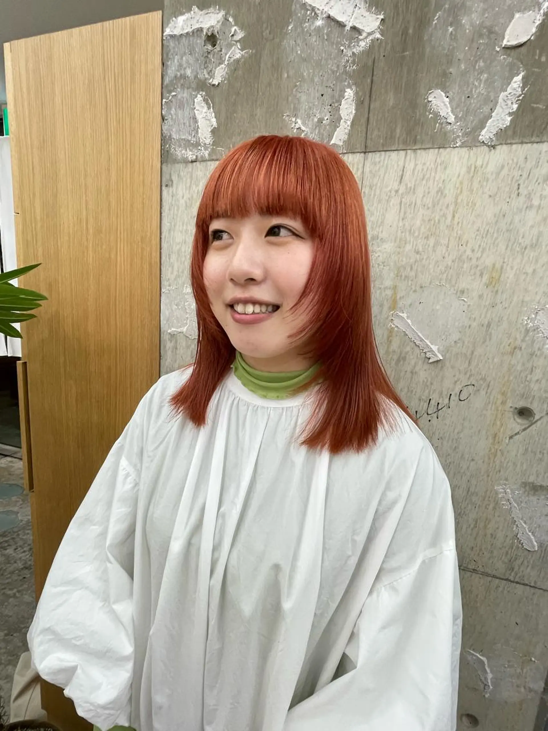 ミディアム カラー 垢抜けボブ/SAHO /OAK溝の口のヘアスタイル