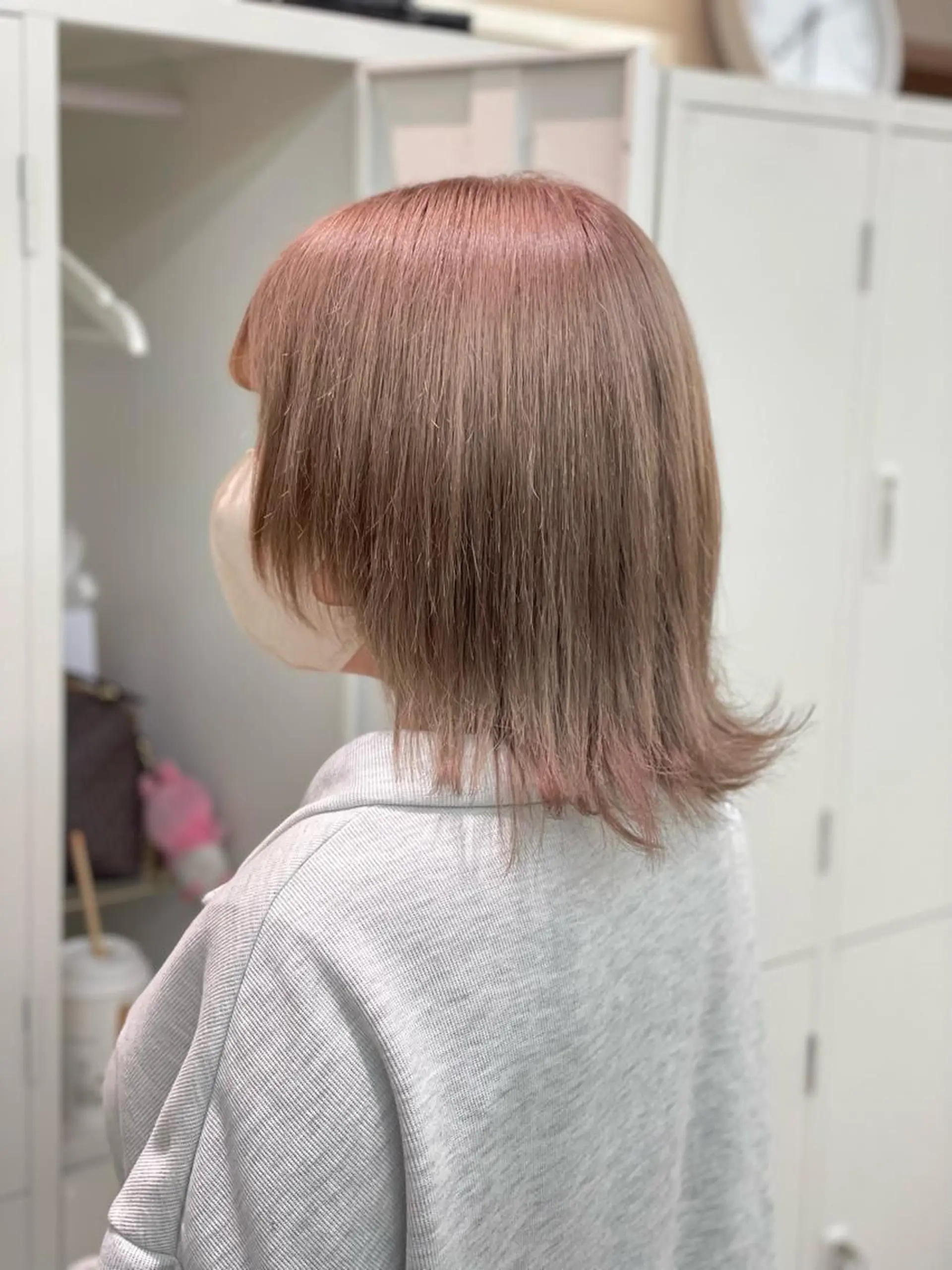 ミディアム カラー ショーヤ/ブリーチ /バレイヤージュのヘアスタイル