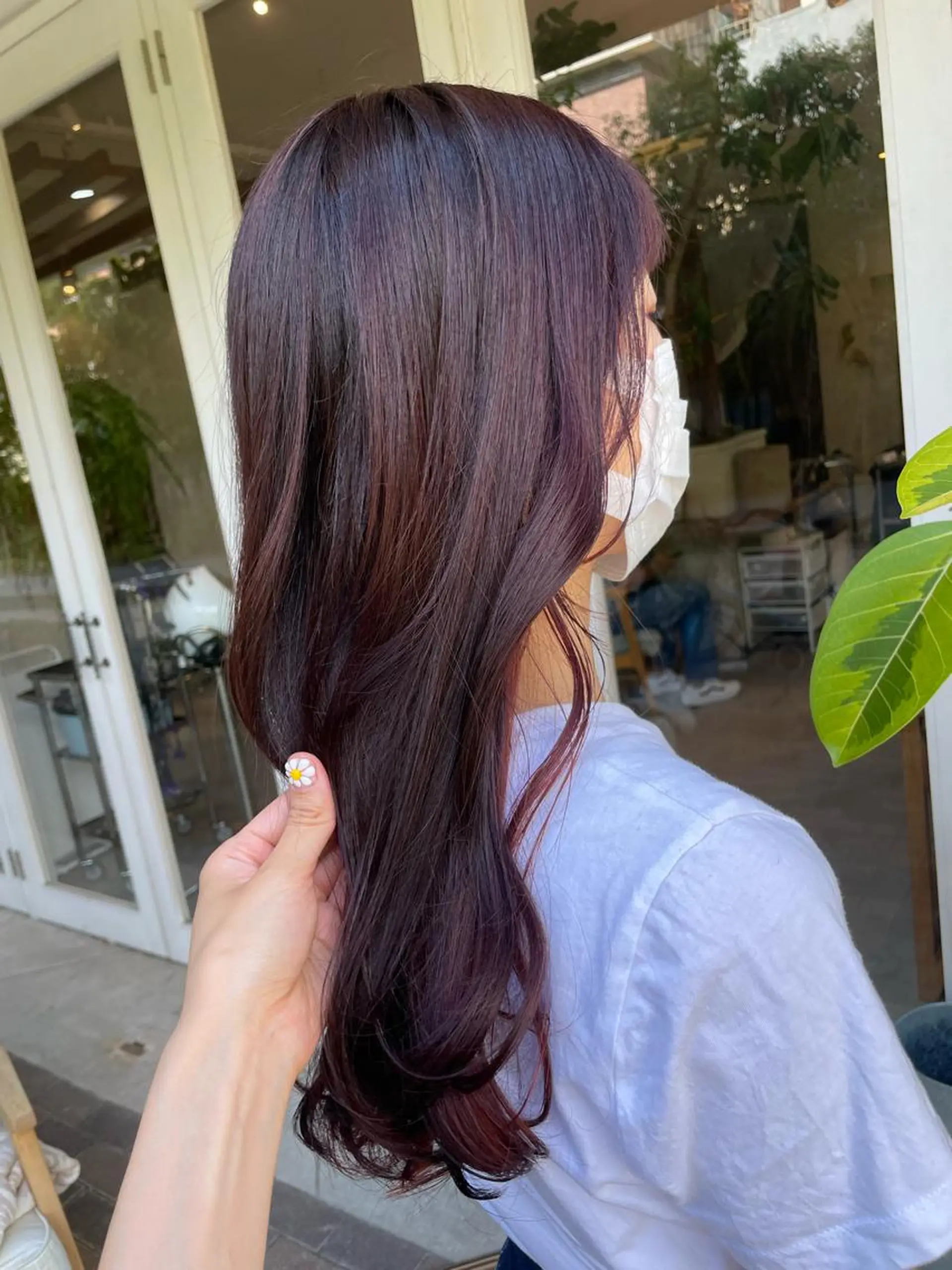 ロング パープルカラー Riches by ENVY 西宮北口　リシェス バイ エンヴィー所属・SARA / 髪質改善/西宮北口のヘアスタイル