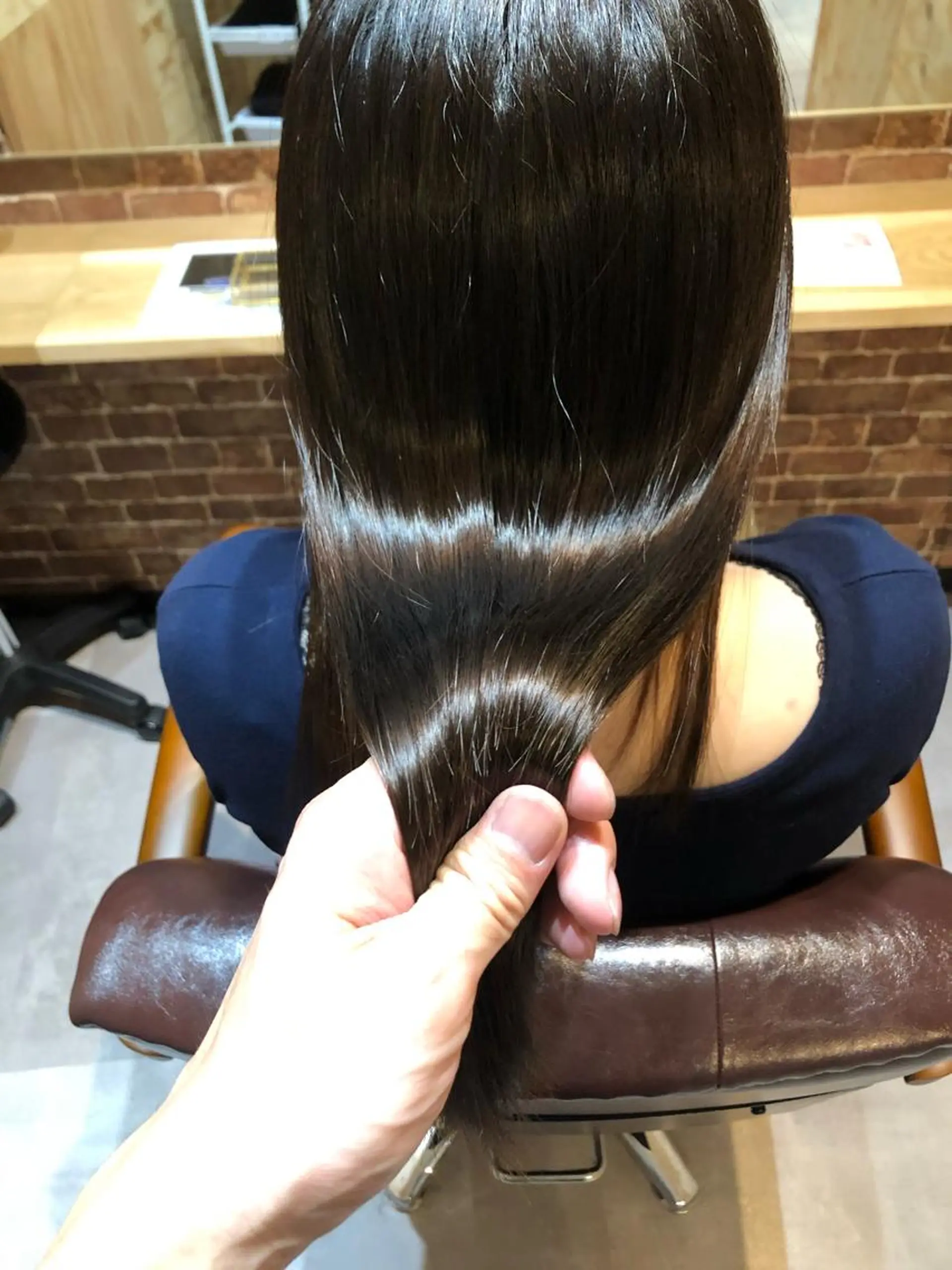 ロング 髪質改善 トリートメント カット ヘアカラー トリートメント ⭐️艶髪⭐️髪質改善 newi町田 山本のヘアスタイル