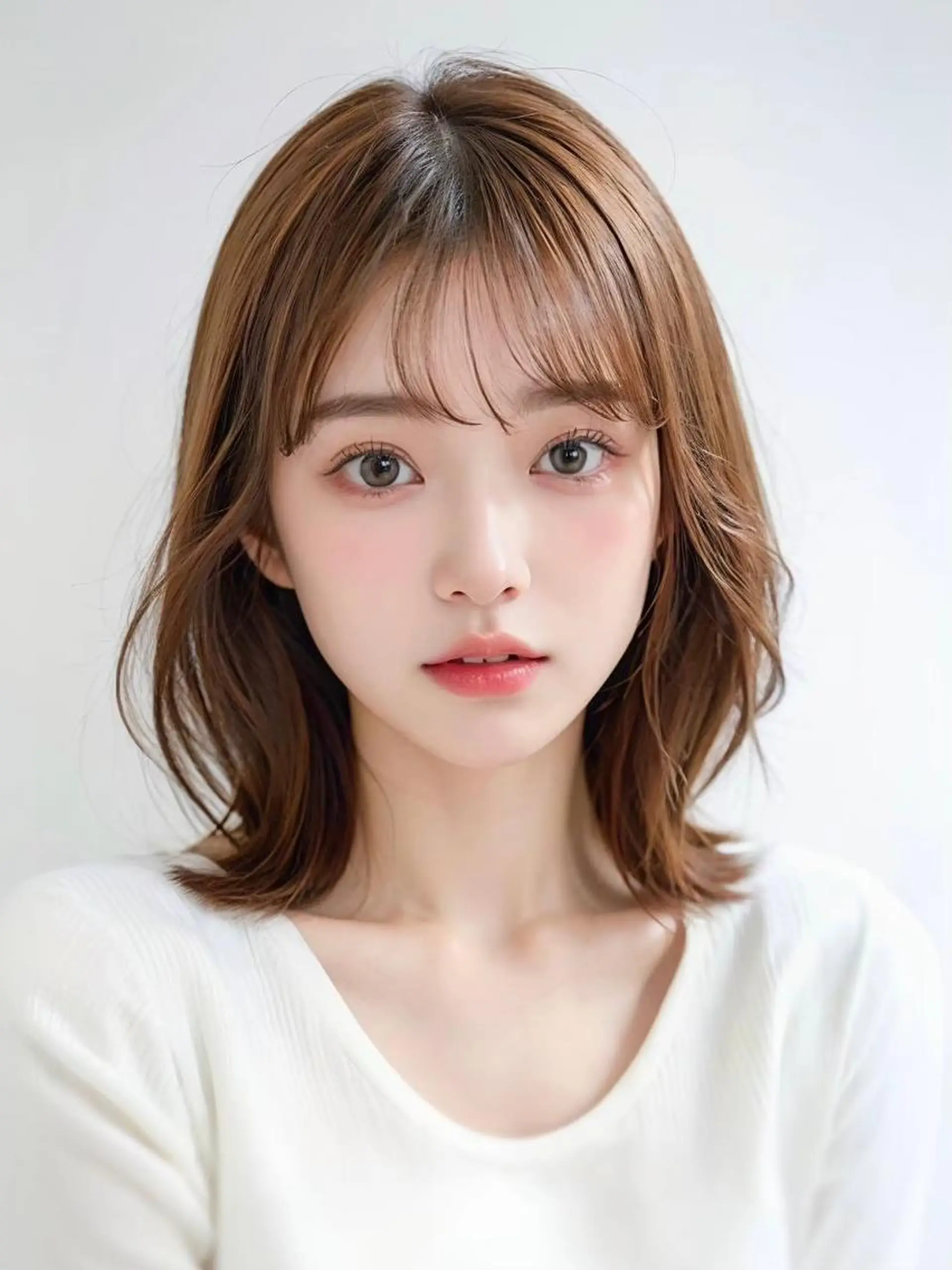 ショート カラー 岡本葵子カットモデル ┊束感マツエクのマツエク・マツパデザイン