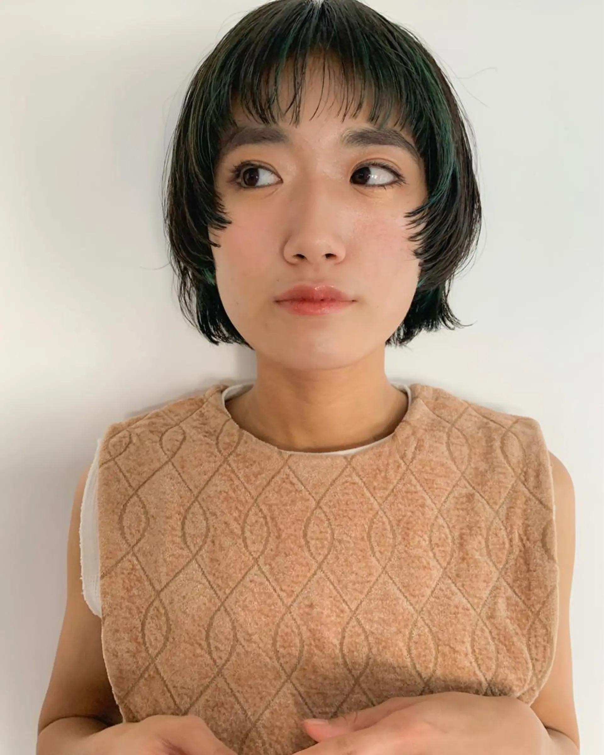 ショート カラー 切りっぱなしボブ ショートボブ ハンサムショート ベリーショート ボブ Spiel所属・Spiel hair salonのヘアスタイル