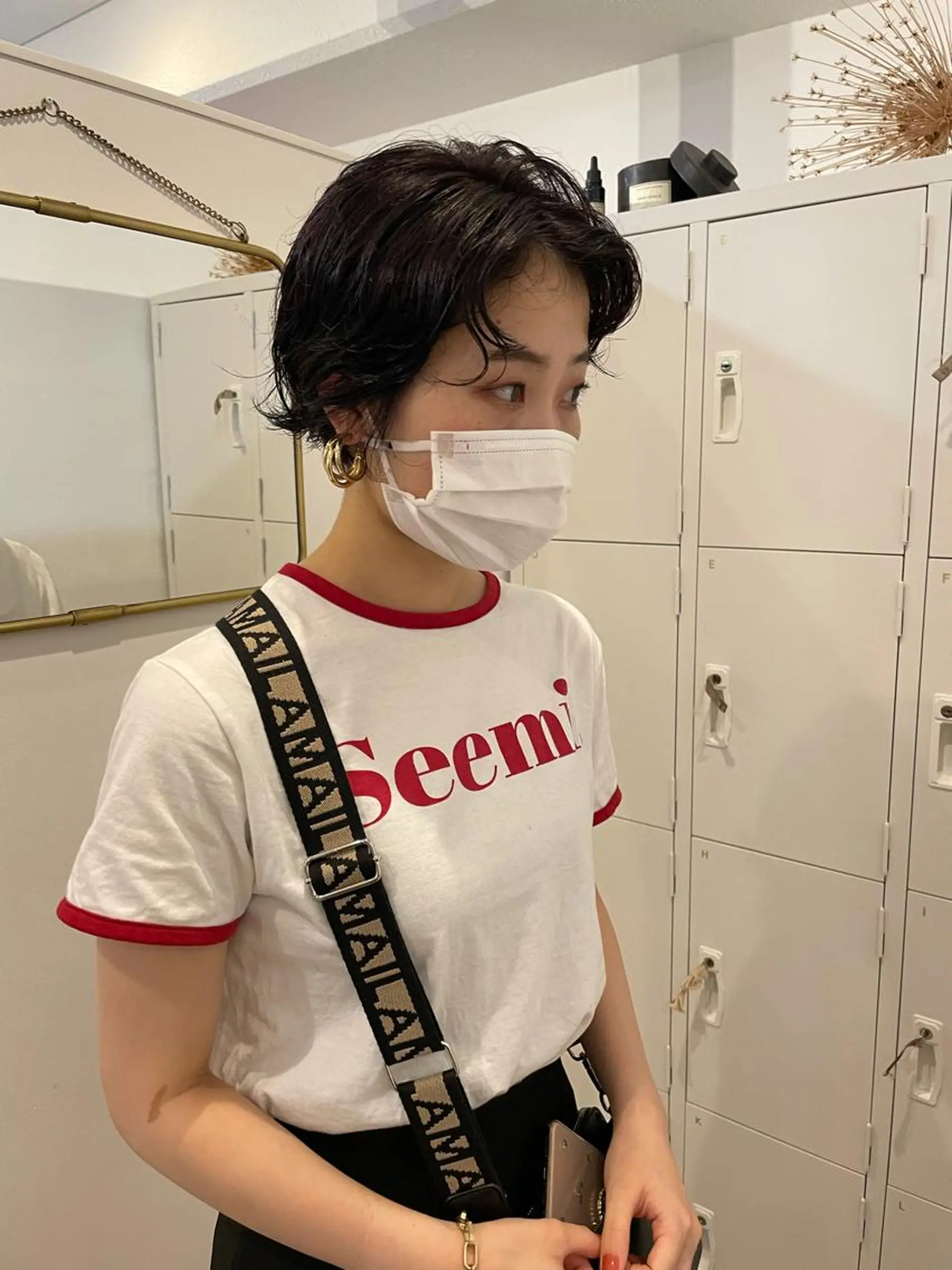 ショート 大迫 江梨のヘアスタイル