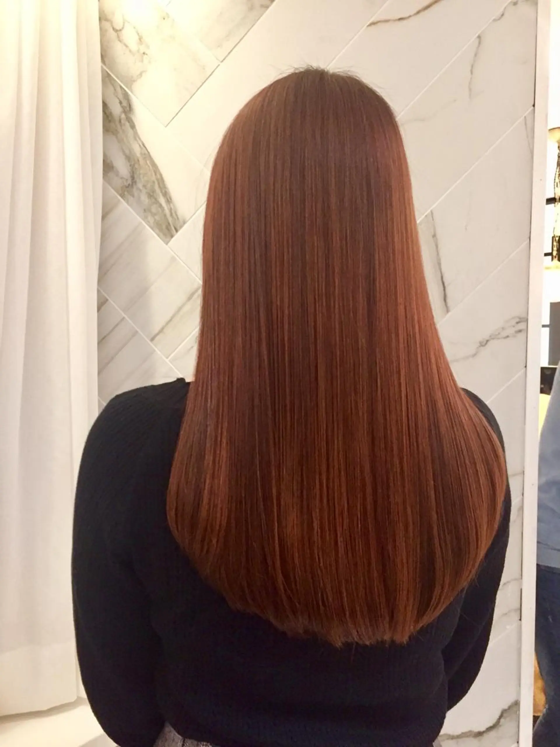 ロング カラー ピンクカラー レッドカラー 【艶髪、髪質改善✨】 Zina杉川のヘアスタイル