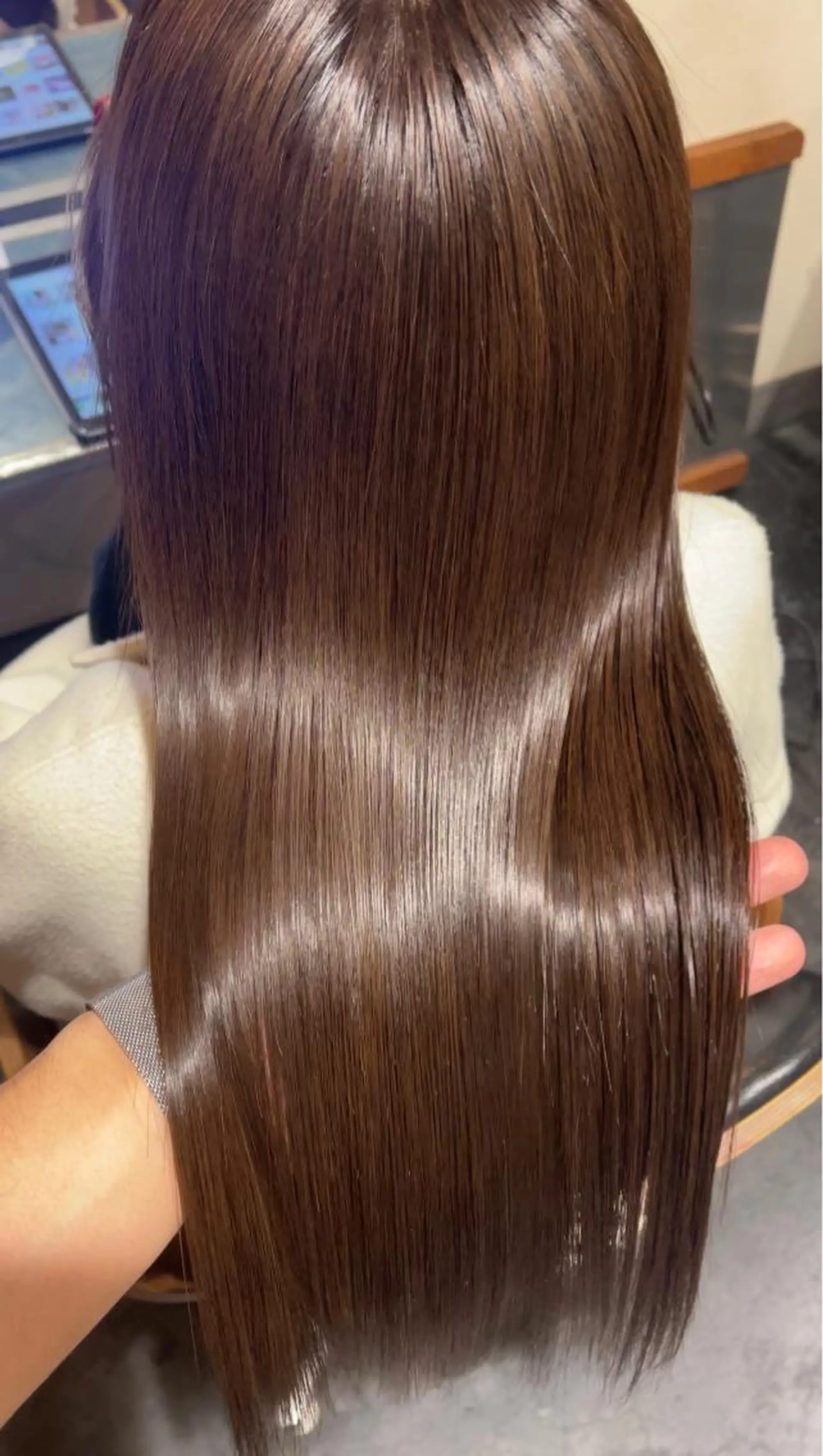 ロング カラー 泉 堅也のヘアスタイル