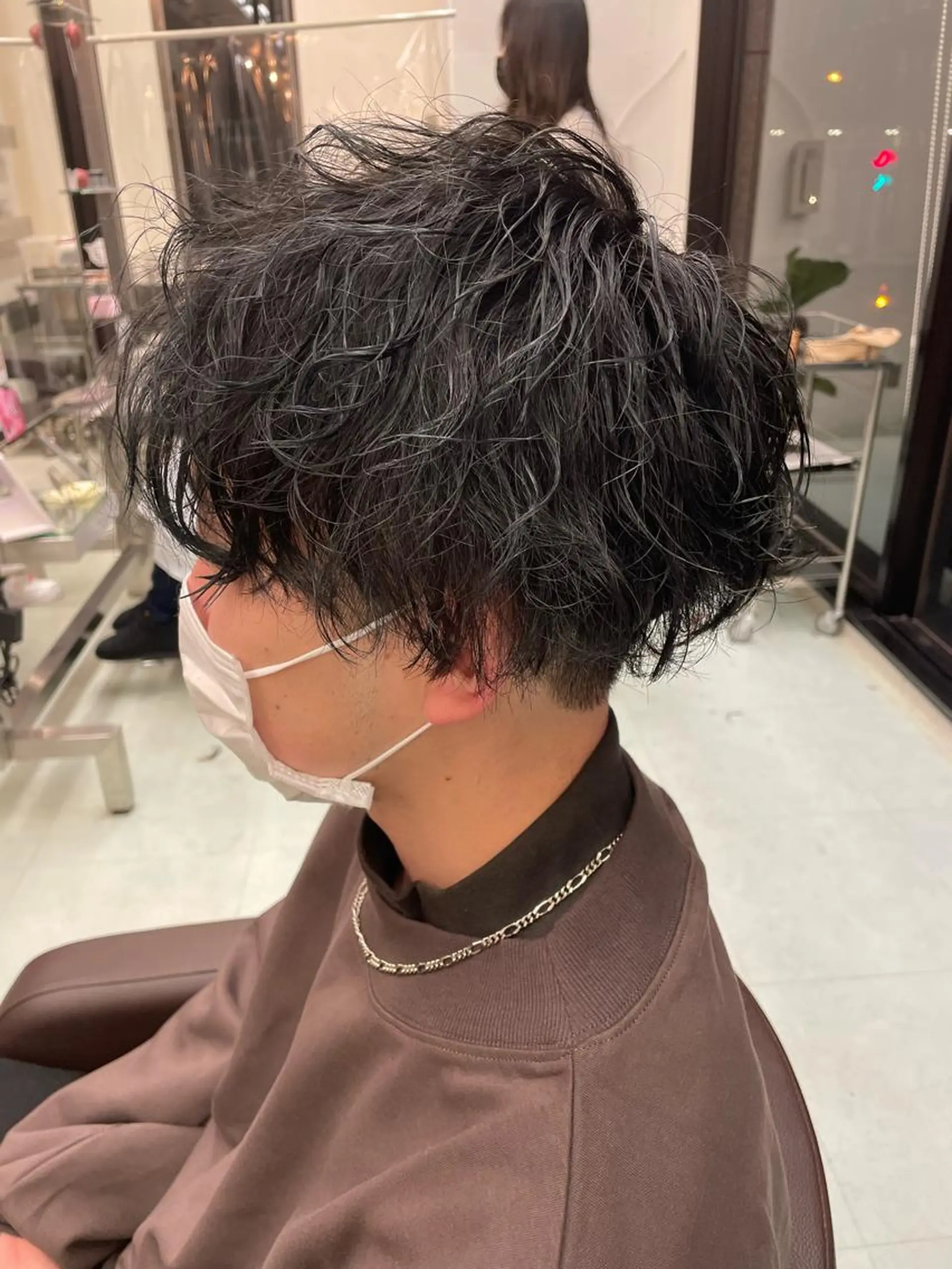 パーマ メンズ メンズパーマ メンズツイストパーマ ツイストパーマ ヘアーメイクWiLL 西宮店所属・川上 紗也加のヘアスタイル