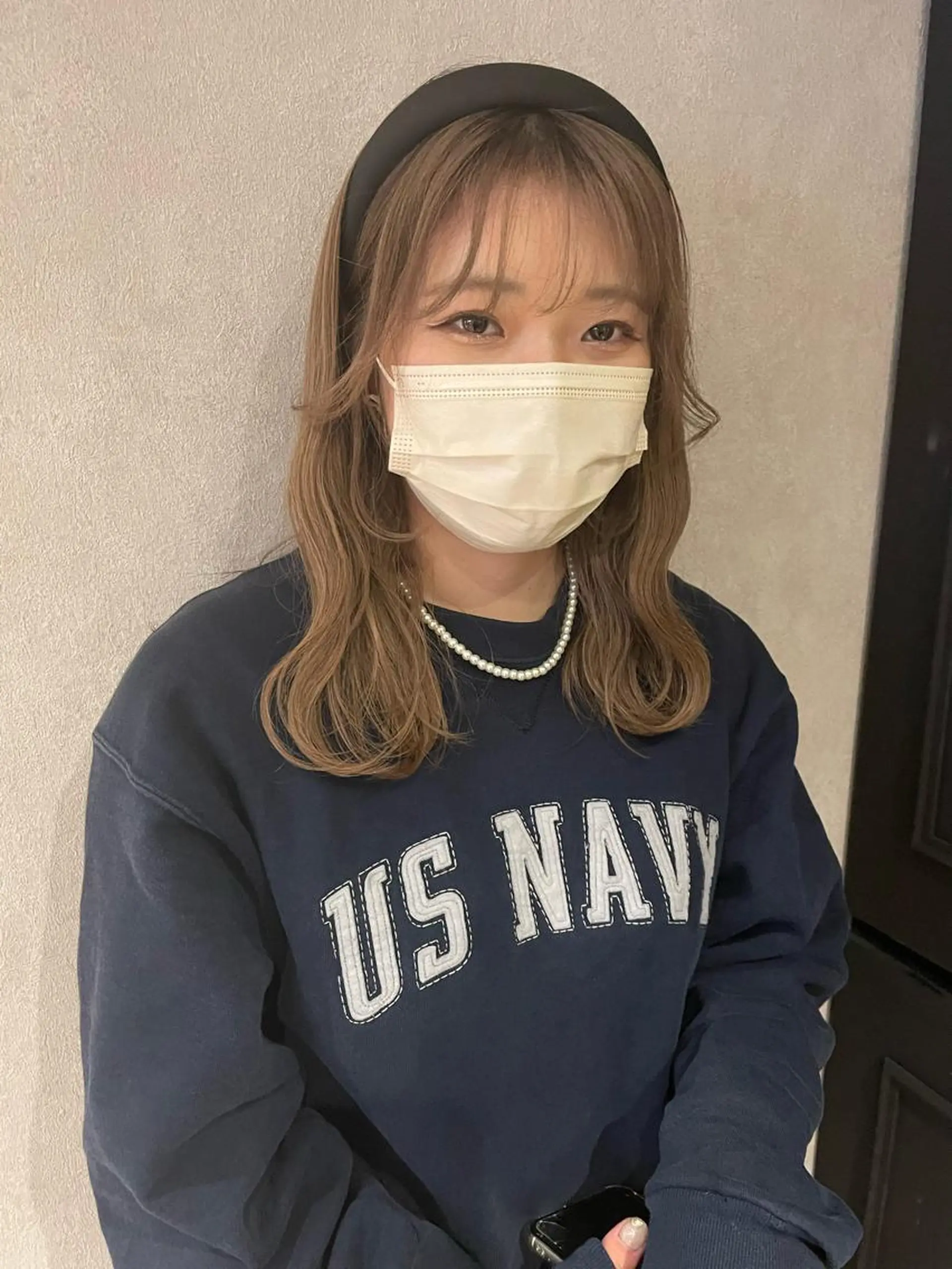 セミロング カラー ヘアカラー トリートメント Eliss Horie所属・coco♡ 韓国hairのヘアスタイル