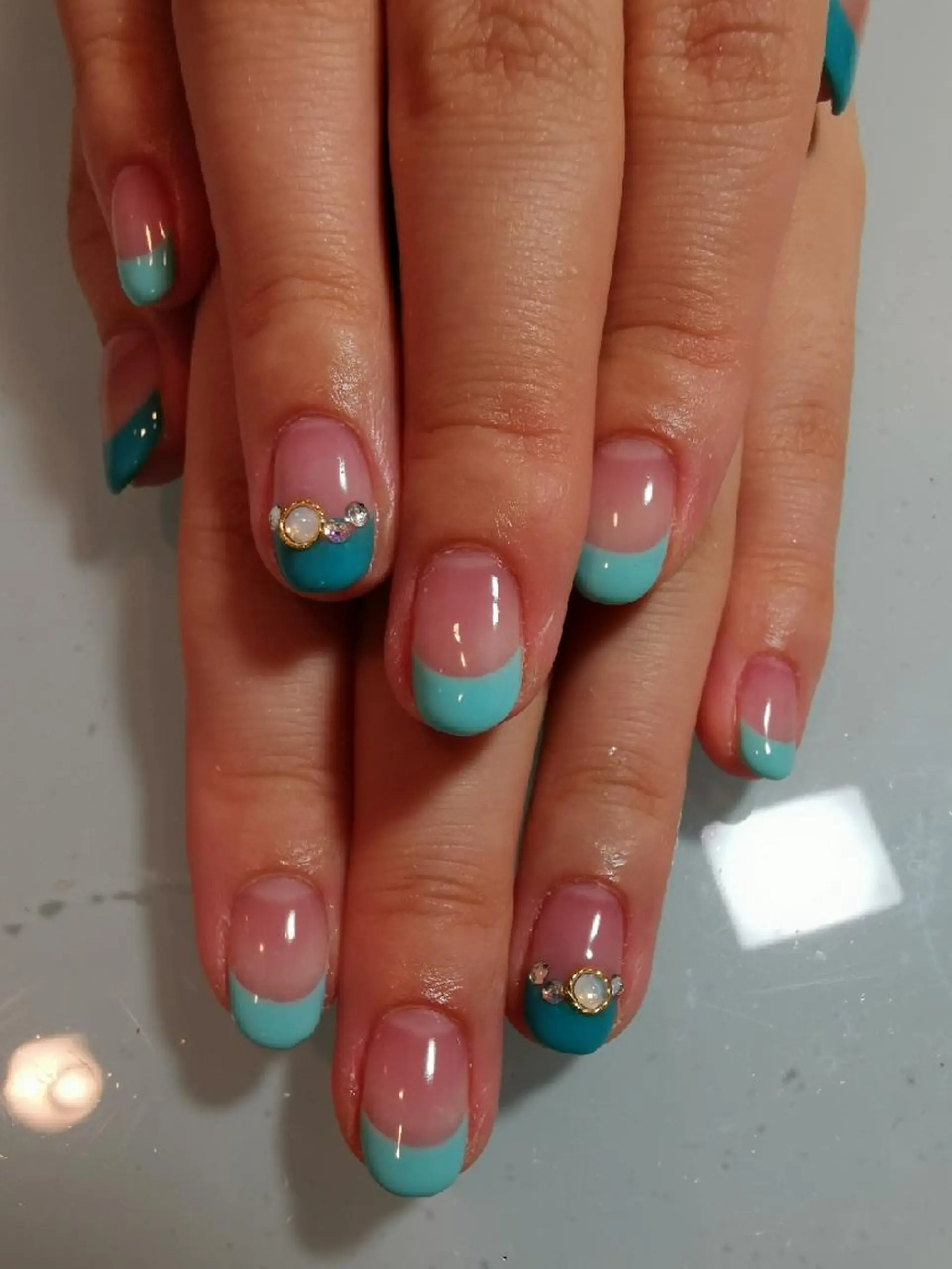 ネイル フレンチネイル 人気エリア💖完全個室【ルリエ】所属・ネイルサロン Lelienルリエのネイルデザイン