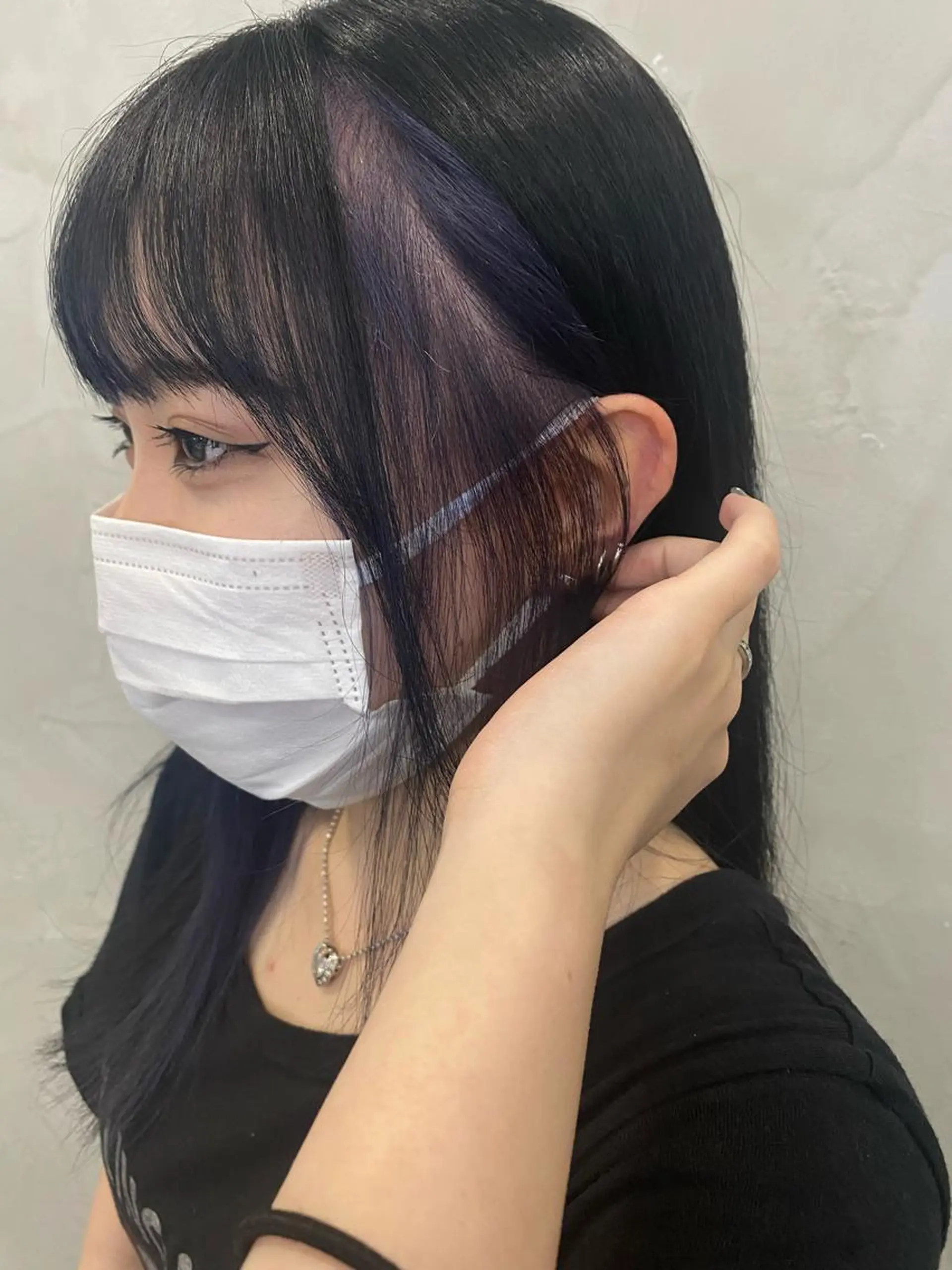 ロング カラー 佐伯 鼓乃美のヘアスタイル