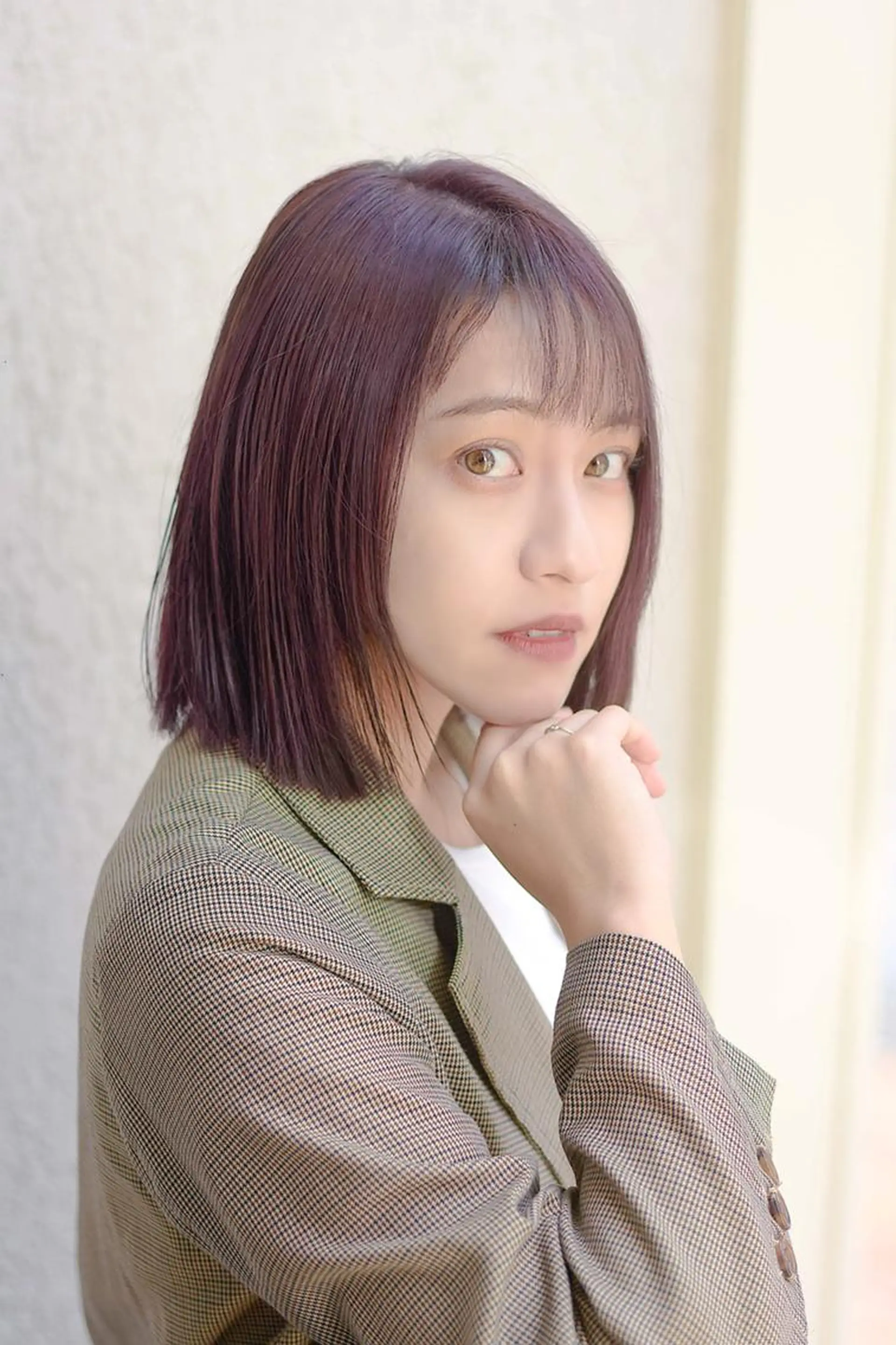 セミロング カラー ba-boo 広島のヘアスタイル