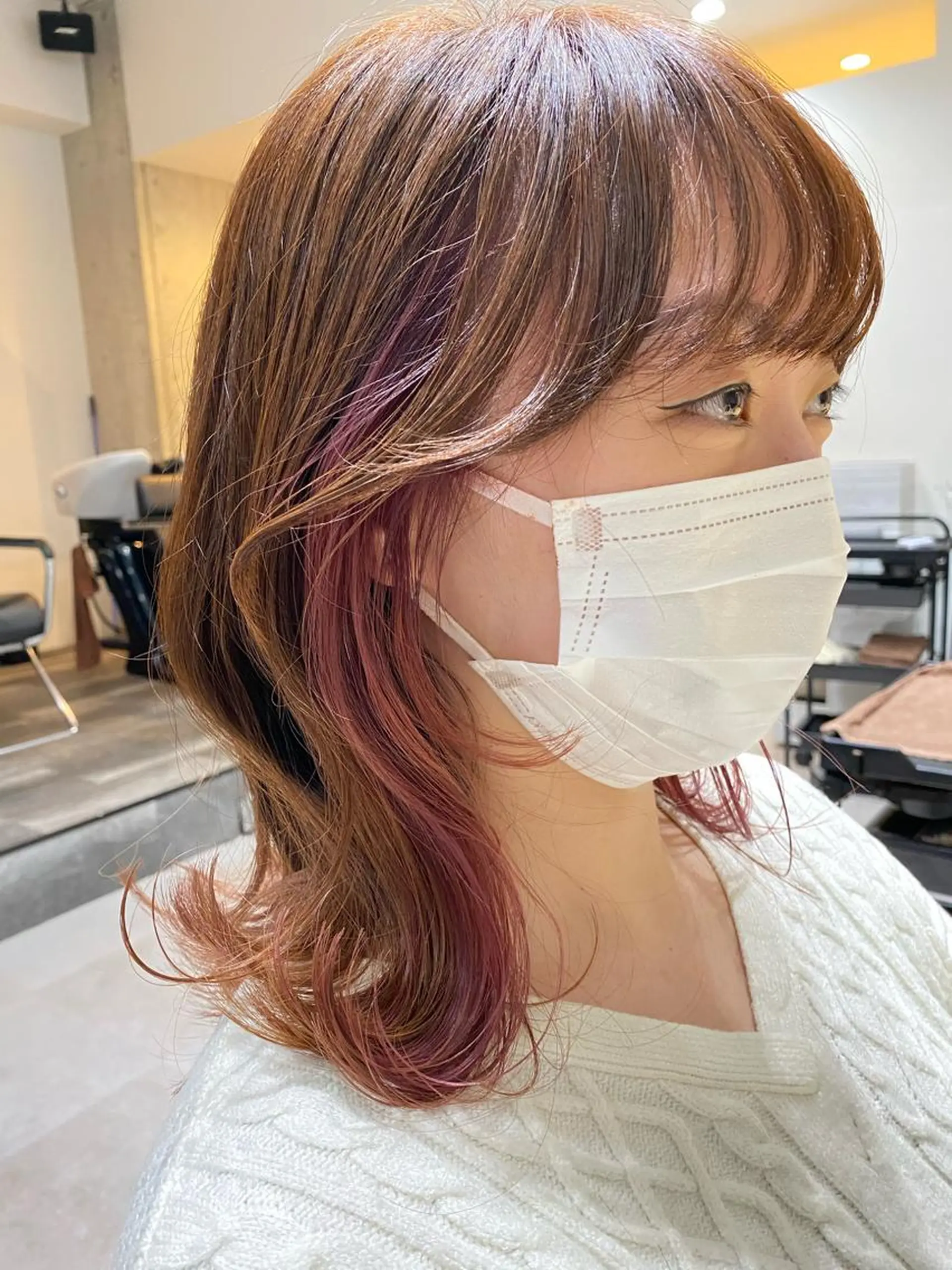 ミディアム ヘアカラー トリートメント Dxxxx III所属・女性目線の大人 メンズ*Ayakaのヘアスタイル