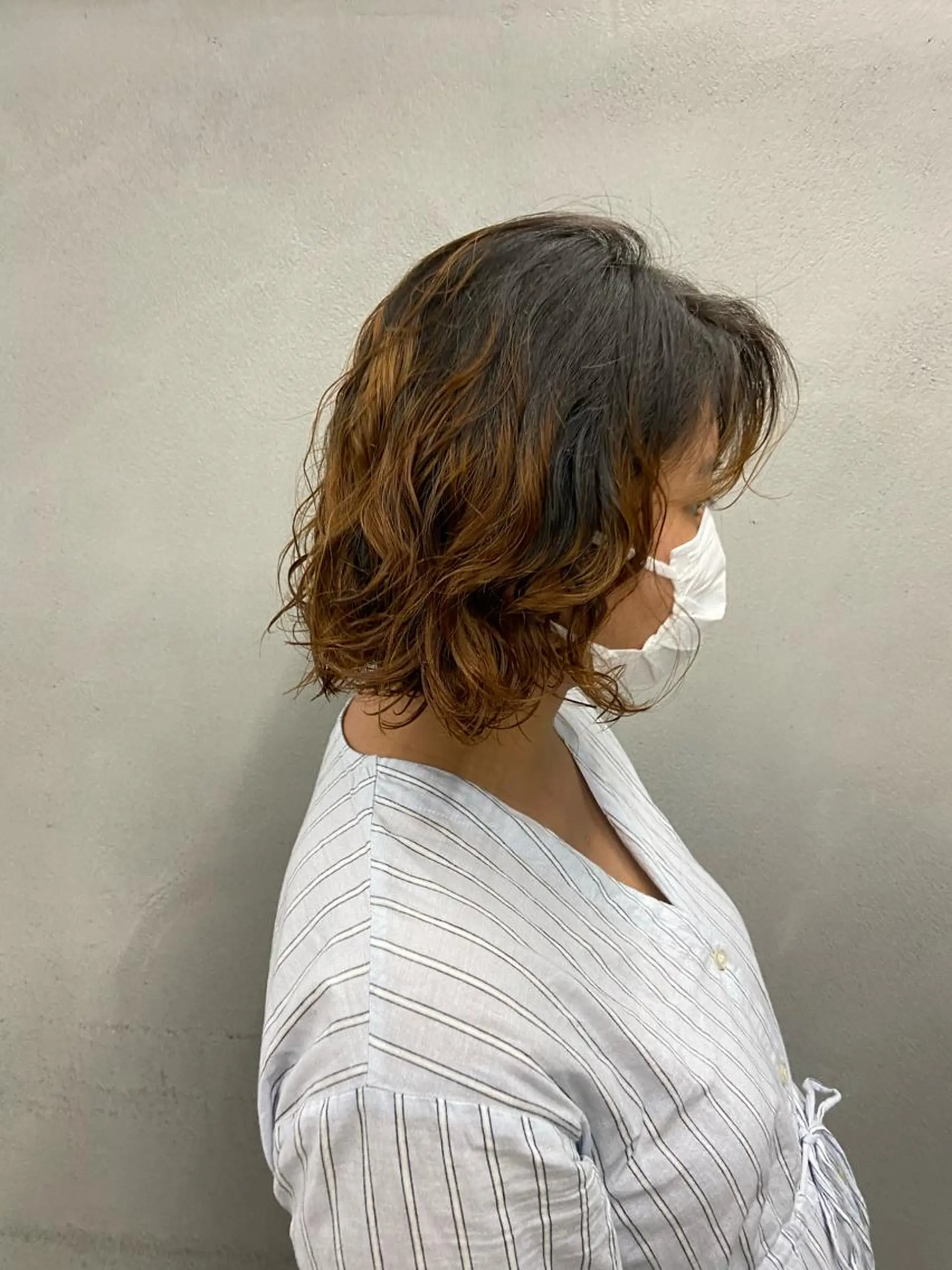 ミディアム カット メンズ/ダブルカラー /パーマ/来栖慧💈のヘアスタイル