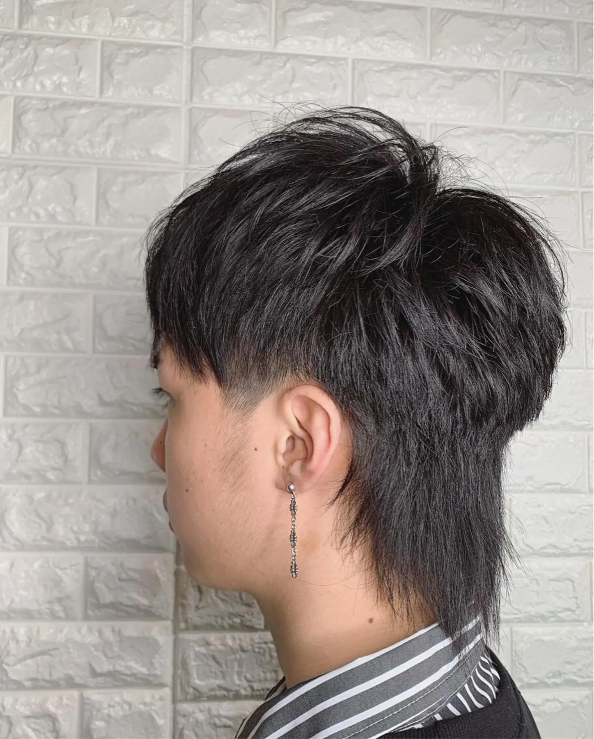 ミディアム メンズ マッシュウルフ マッシュ メンズウルフカット ウルフカット カット トリートメント ヘッドスパ ヘアセット Lee東三国 店長 谷辻誠志のヘアスタイル