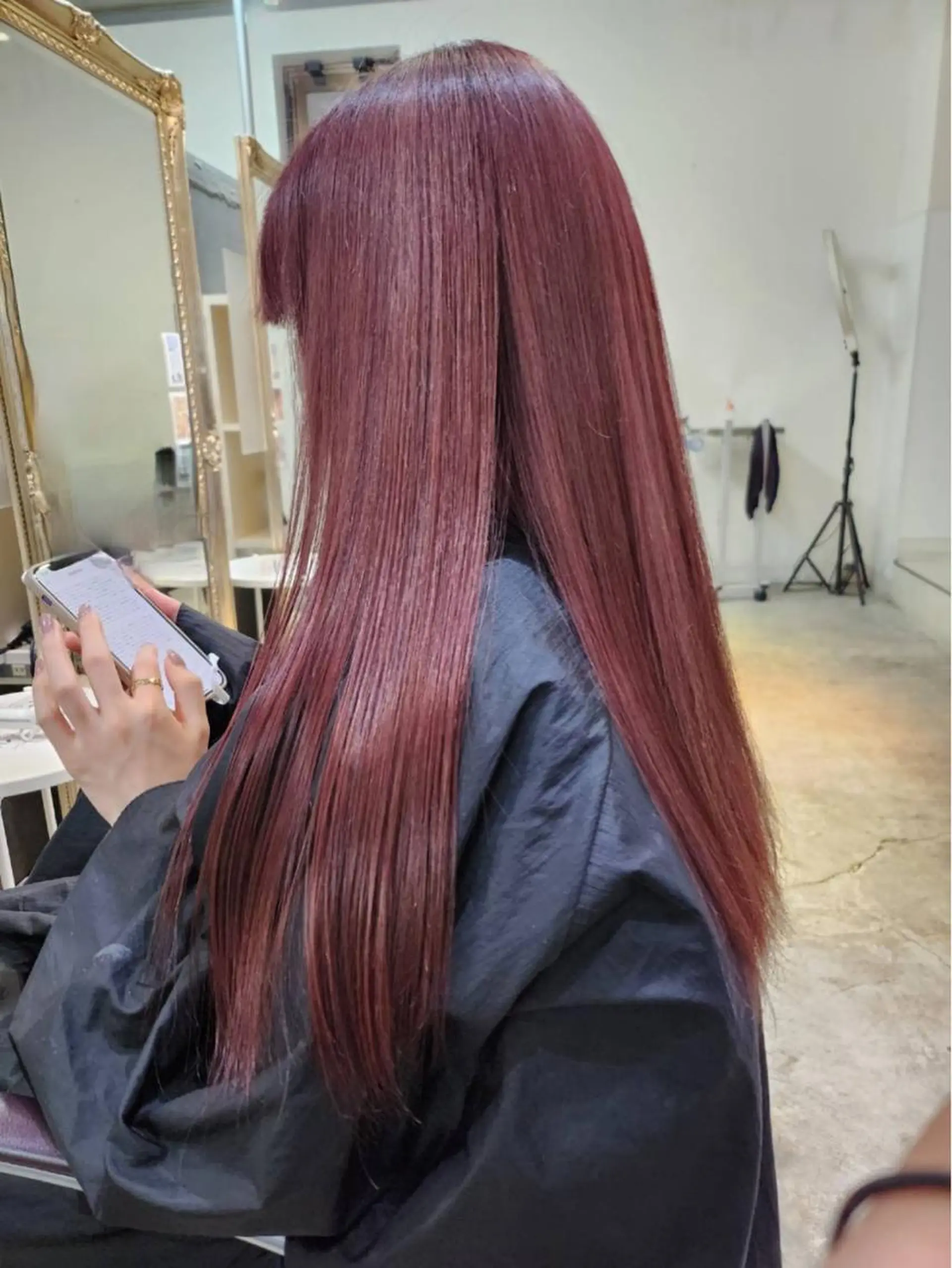 ロング カラー 髪質改善 トリートメント AMRITA所属・men'sｶｯﾄ ﾊﾟｰﾏ🫧ｼｵﾝのヘアスタイル