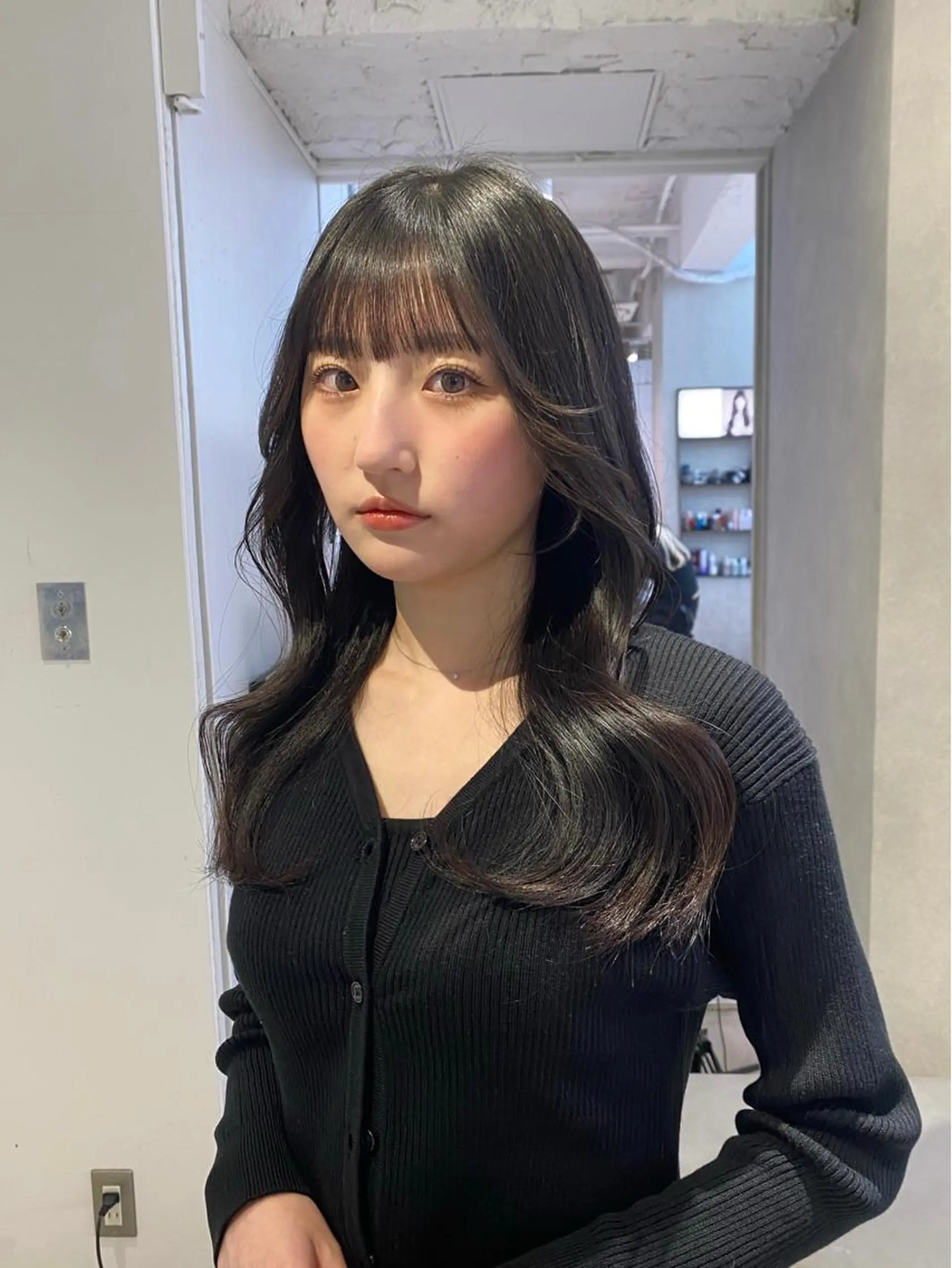 ロング カット レイヤーカット カノン🩷のヘアスタイル